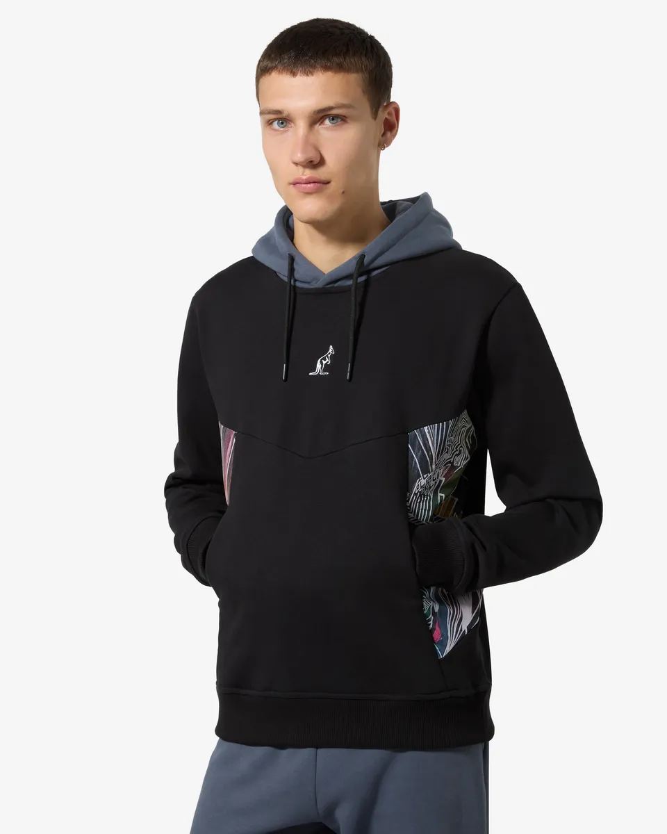 australian-cool-hoodie-in-cotone-con-cappuccio-a-contrasto image 1