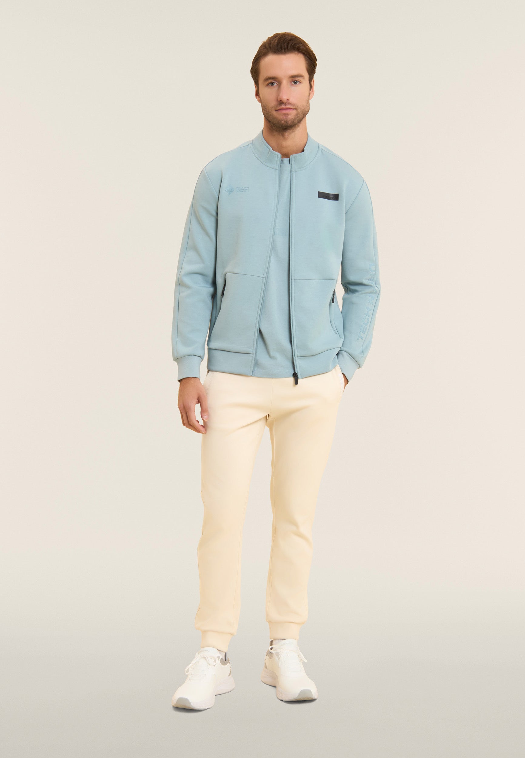 freddy-felpa-zip-slim-urban-tech-interlock-con-tasche-zip image 2