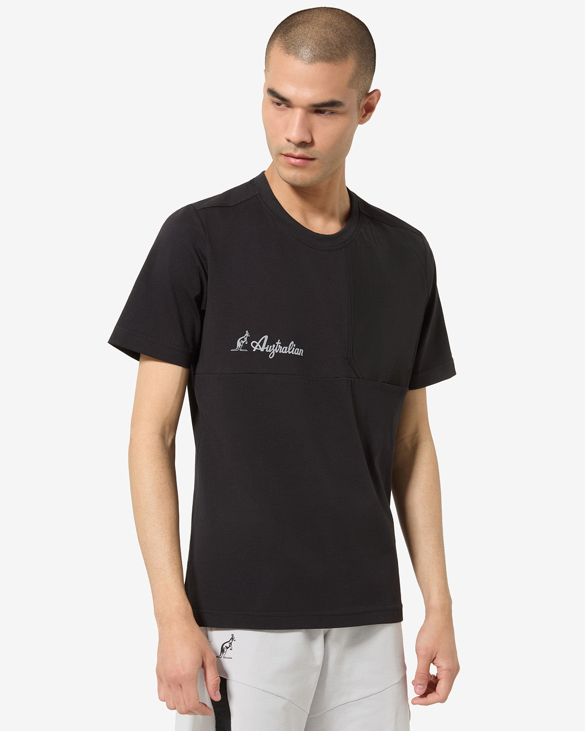 australian-gen-t-shirt-maglietta-cotone-nera-sportswear image 1