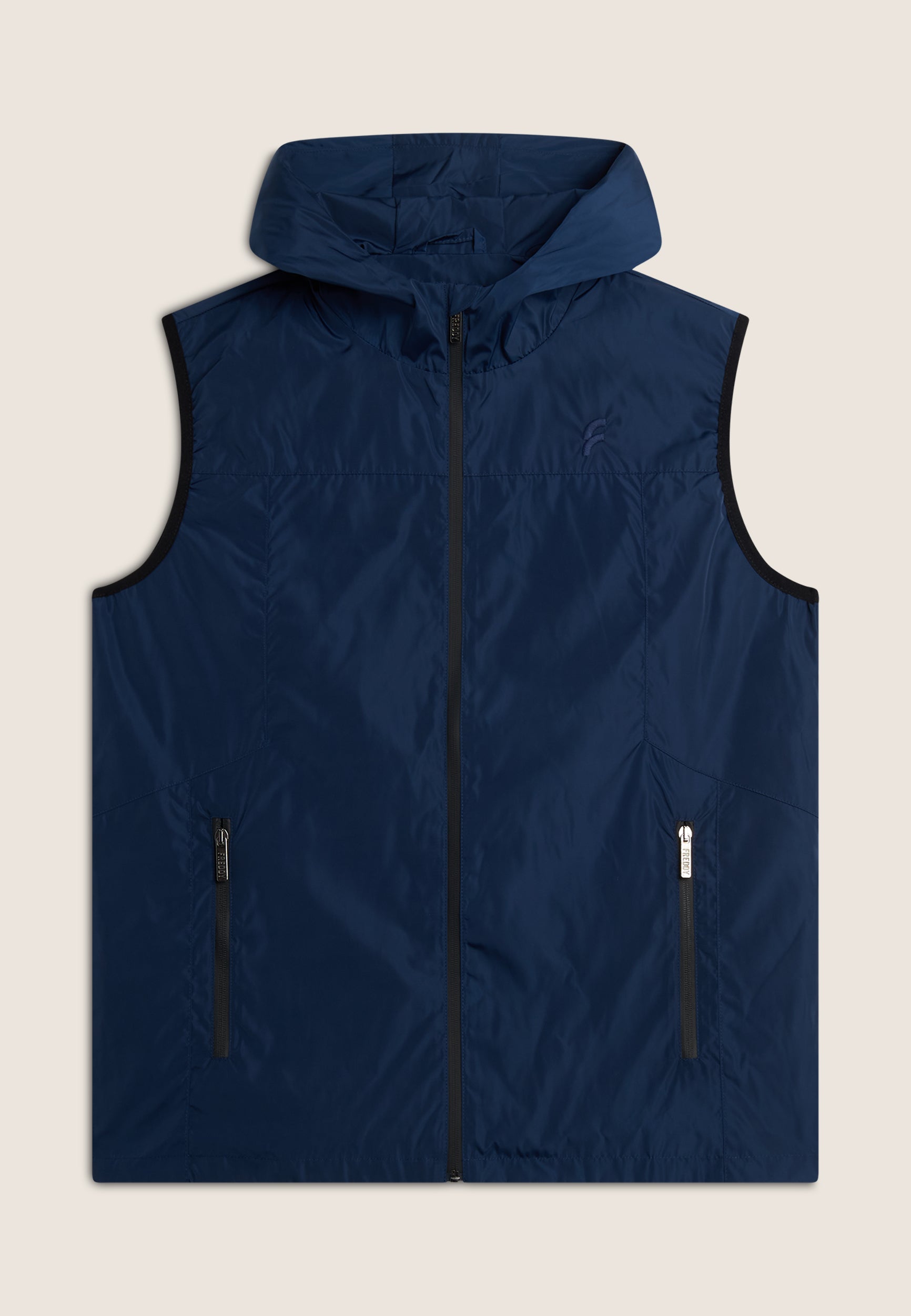 freddy-gilet-uomo-in-poliestere-con-cappuccio-e-full-zip image 4