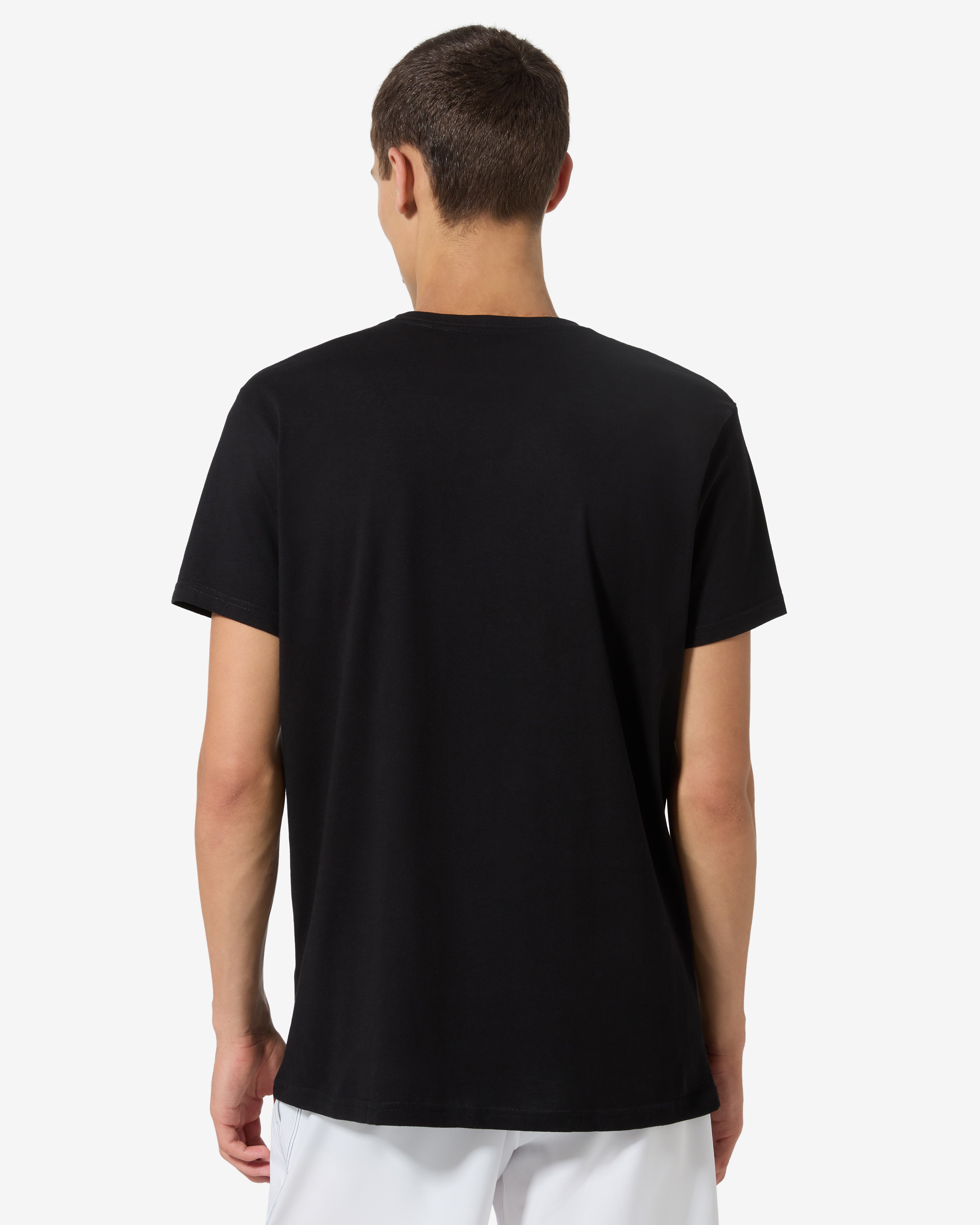 australian-racket-t-shirt-tennis-nera-in-cotone image 3