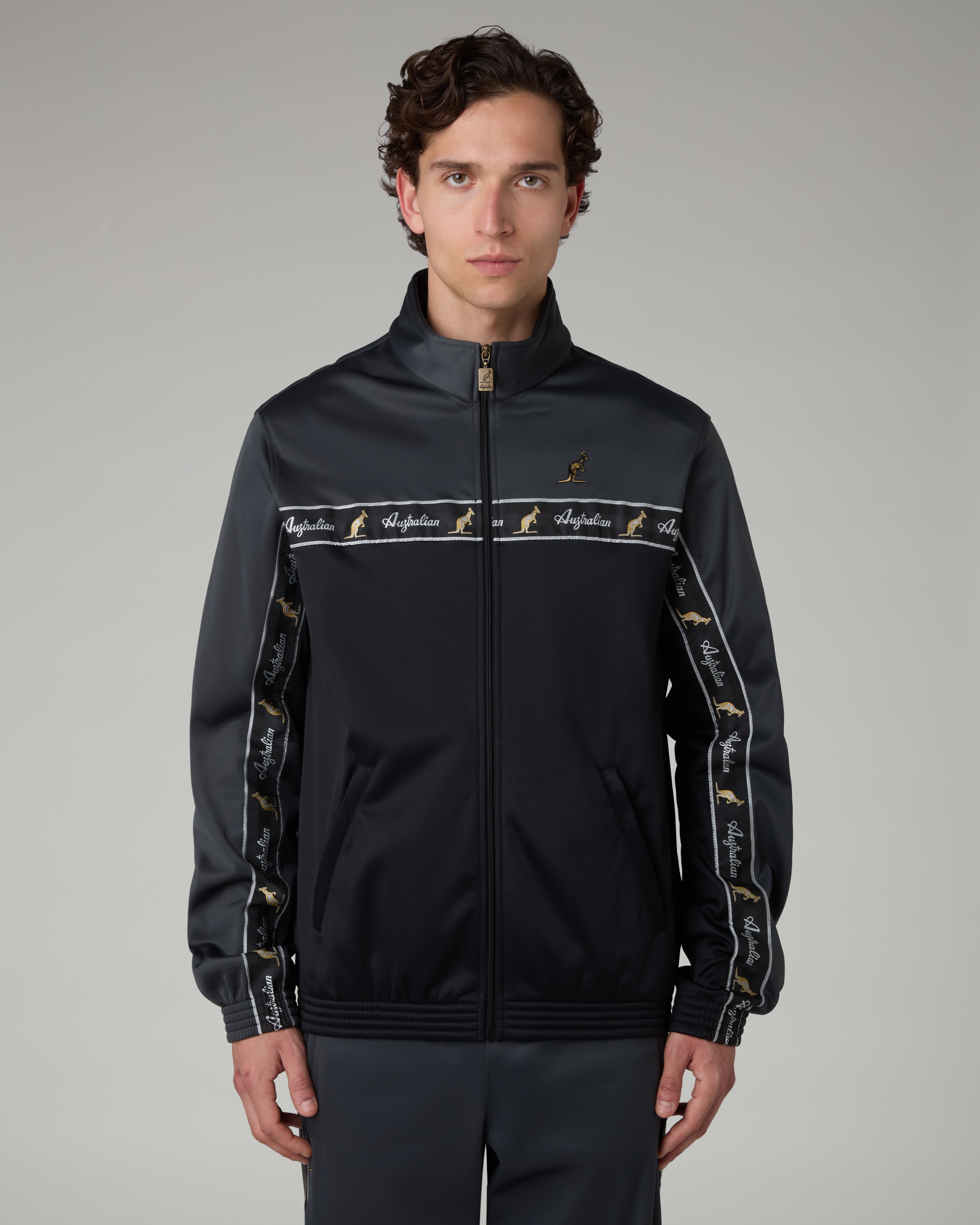 australian-duo-track-jacket-giacca-full-zip-in-acetato-grigio-titanio image 2