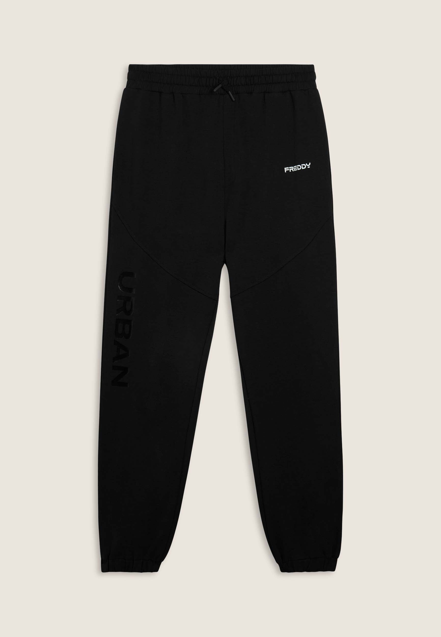 freddy-pantaloni-regular-uomo-in-felpa-con-stampa-lucida image 8