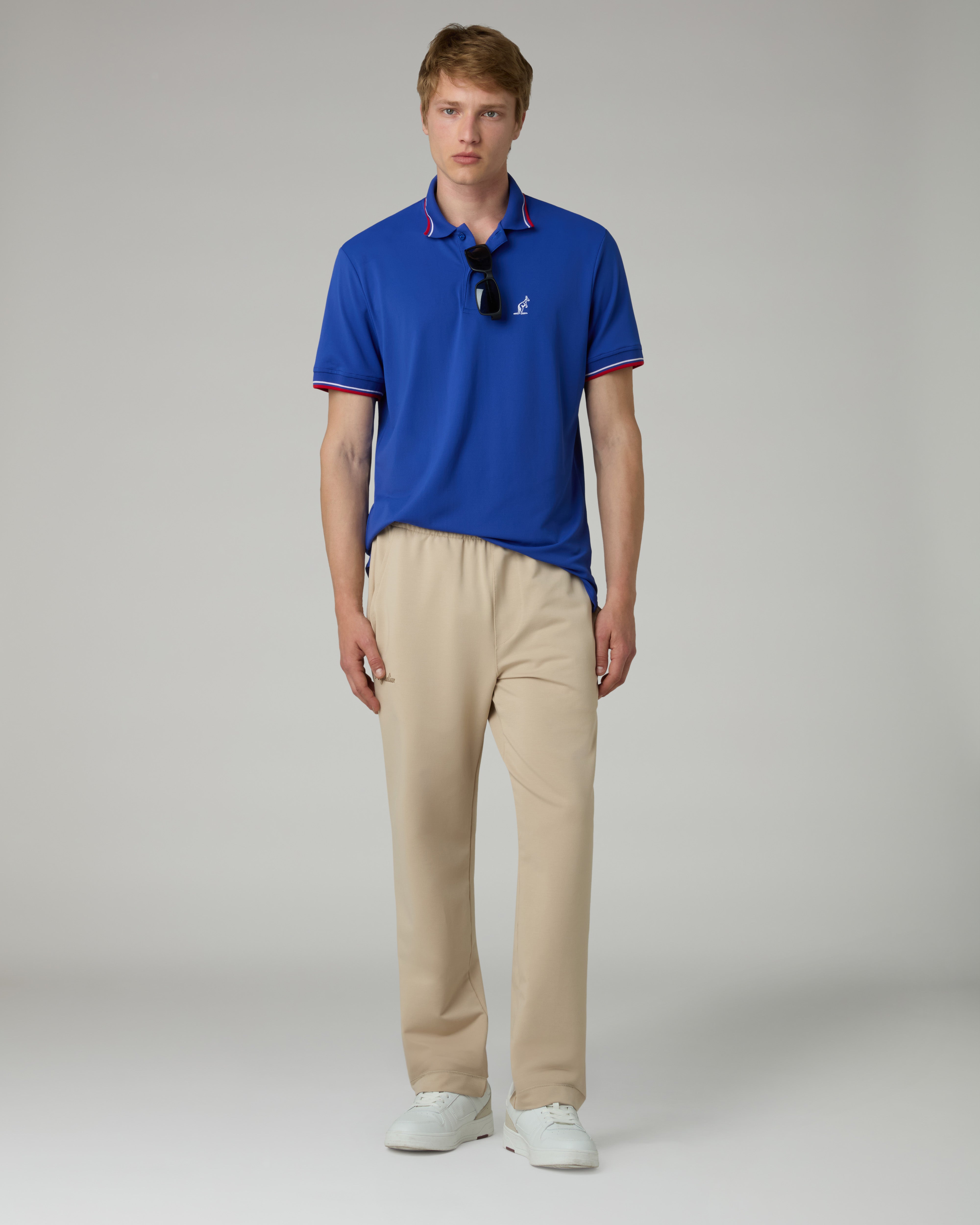 australian-league-2-stripes-polo-shirt-tecnica-royal image 2
