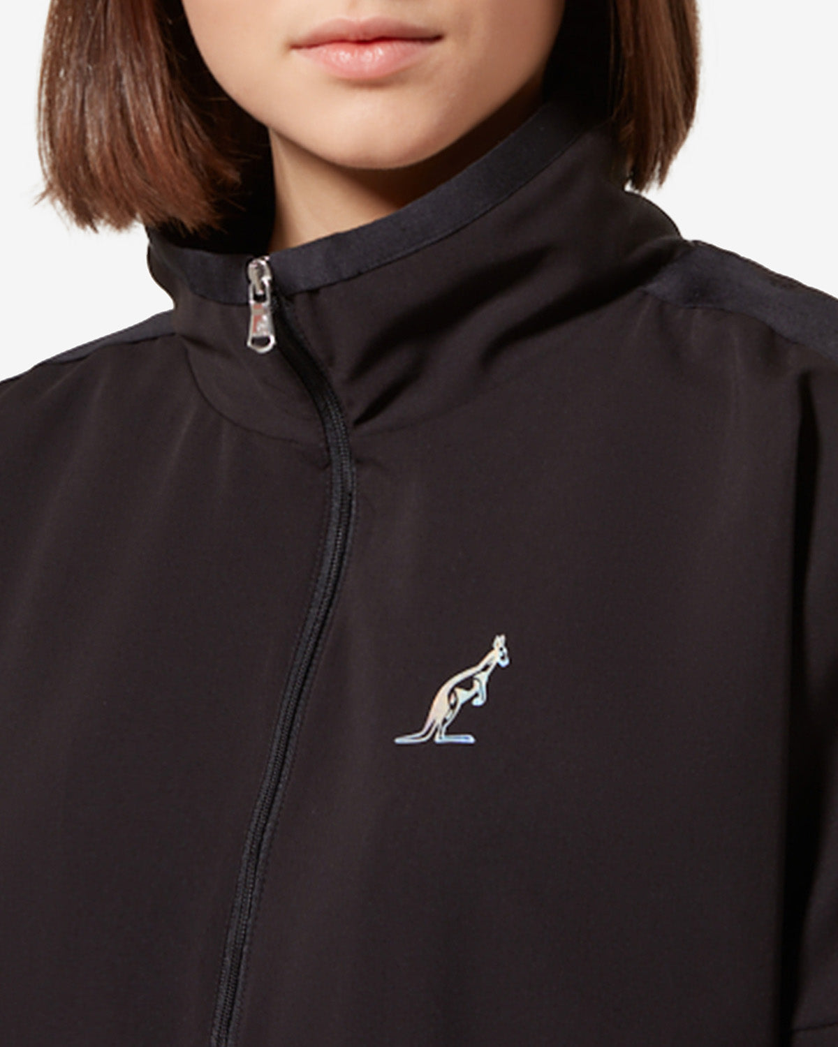 australian-shade-tracksuit-tuta-sportiva-nera-con-logo-olografico image 4