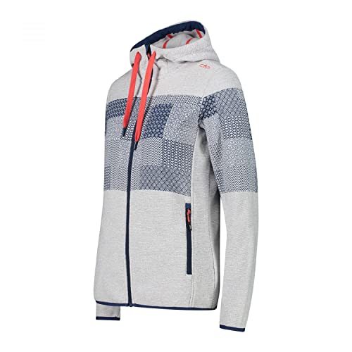 cmp-knit-tech-m-lange-fleece-giacca-donna-con-cappuccio-fisso-full-zip image 7