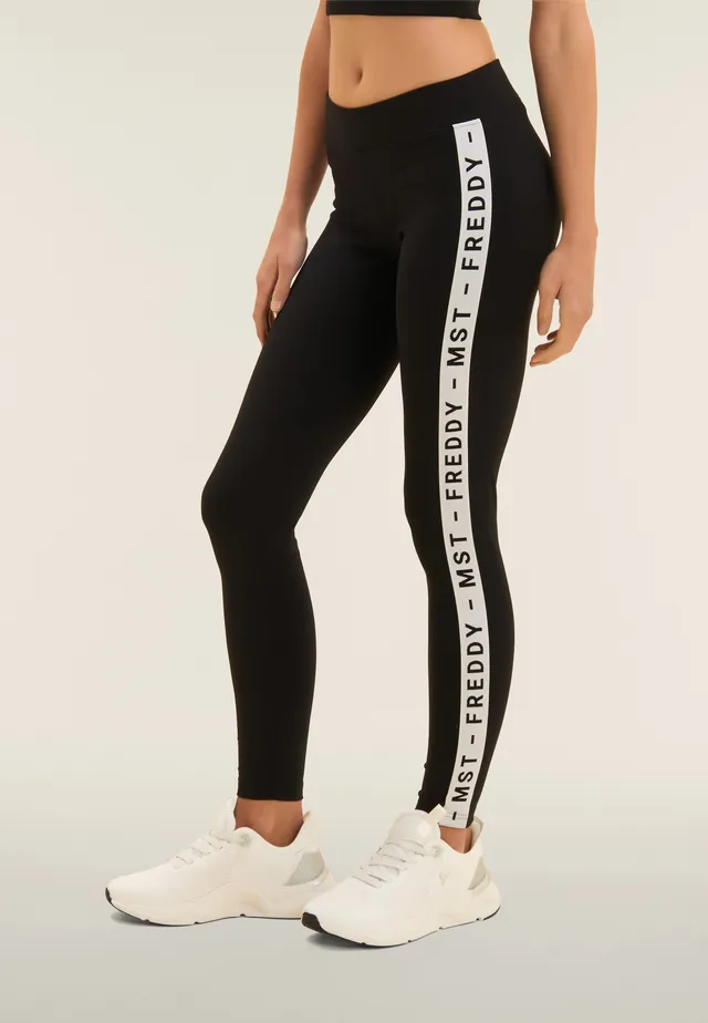 freddy-leggings-donna-con-bande-laterali-e-scritta-freddy-mst image 1