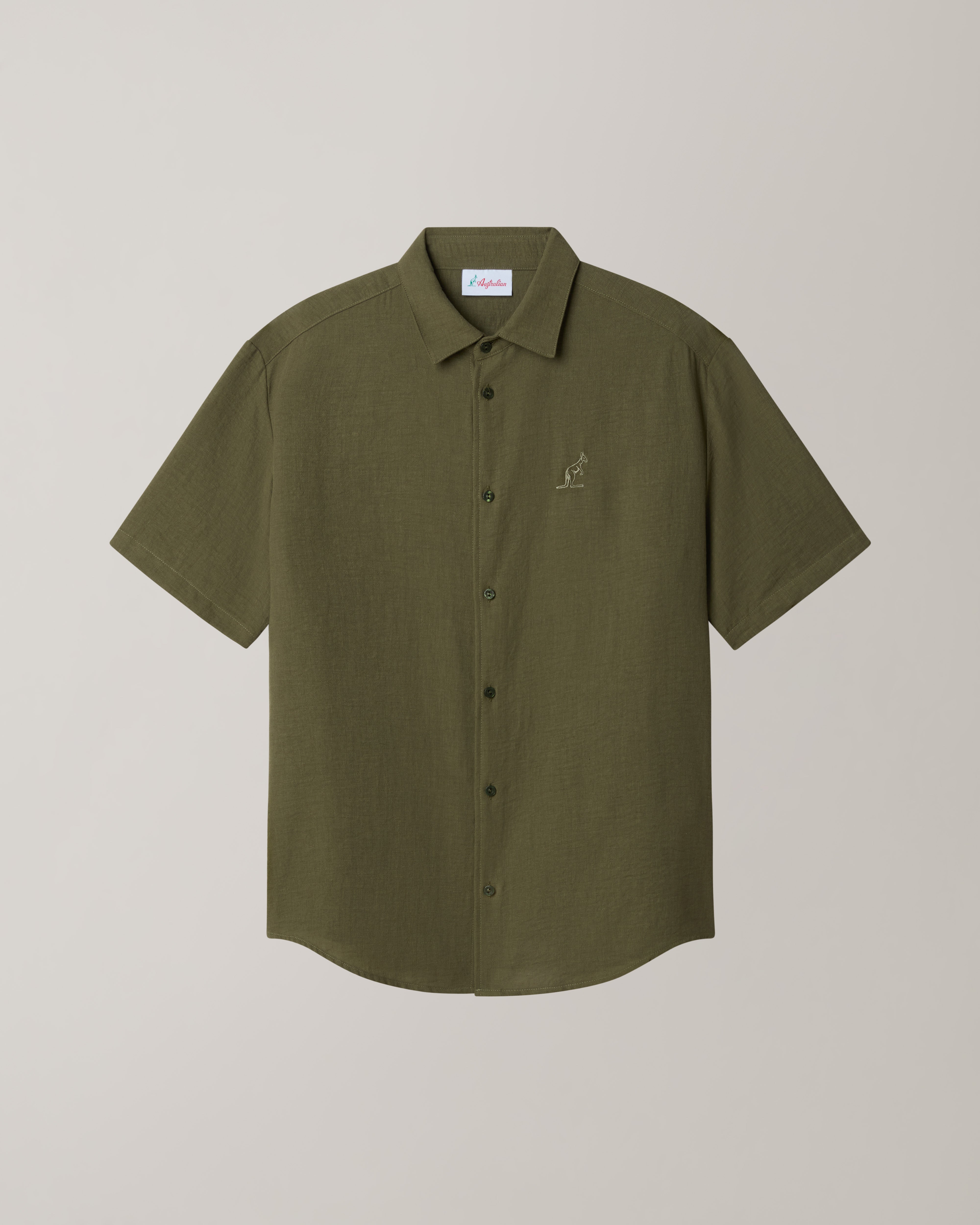 australian-doric-shirt-camicia-manica-corta-in-canvas image 5