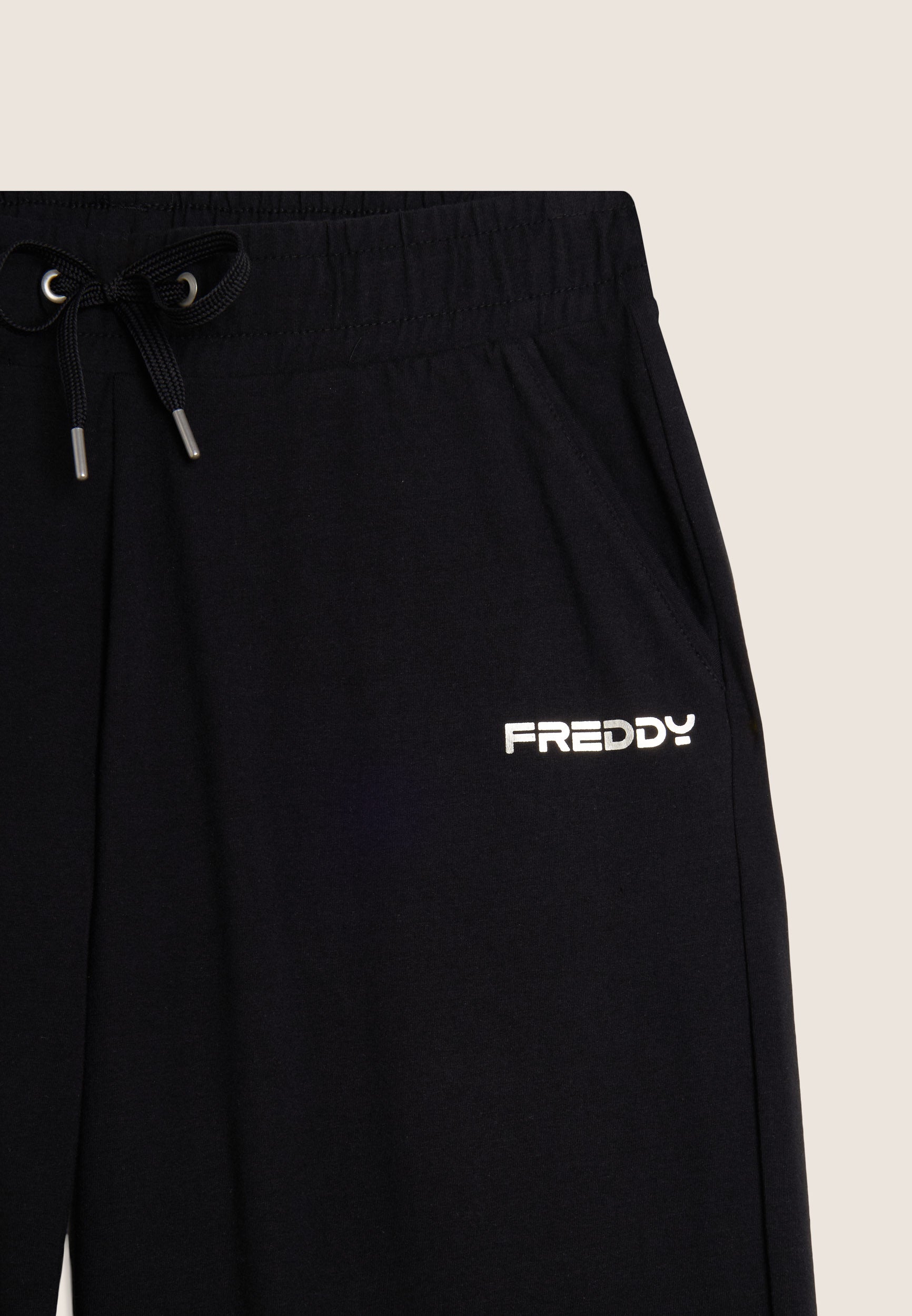 freddy-pantaloni-cropped-comfort-fit-gamba-dritta-in-jersey-stretch image 3