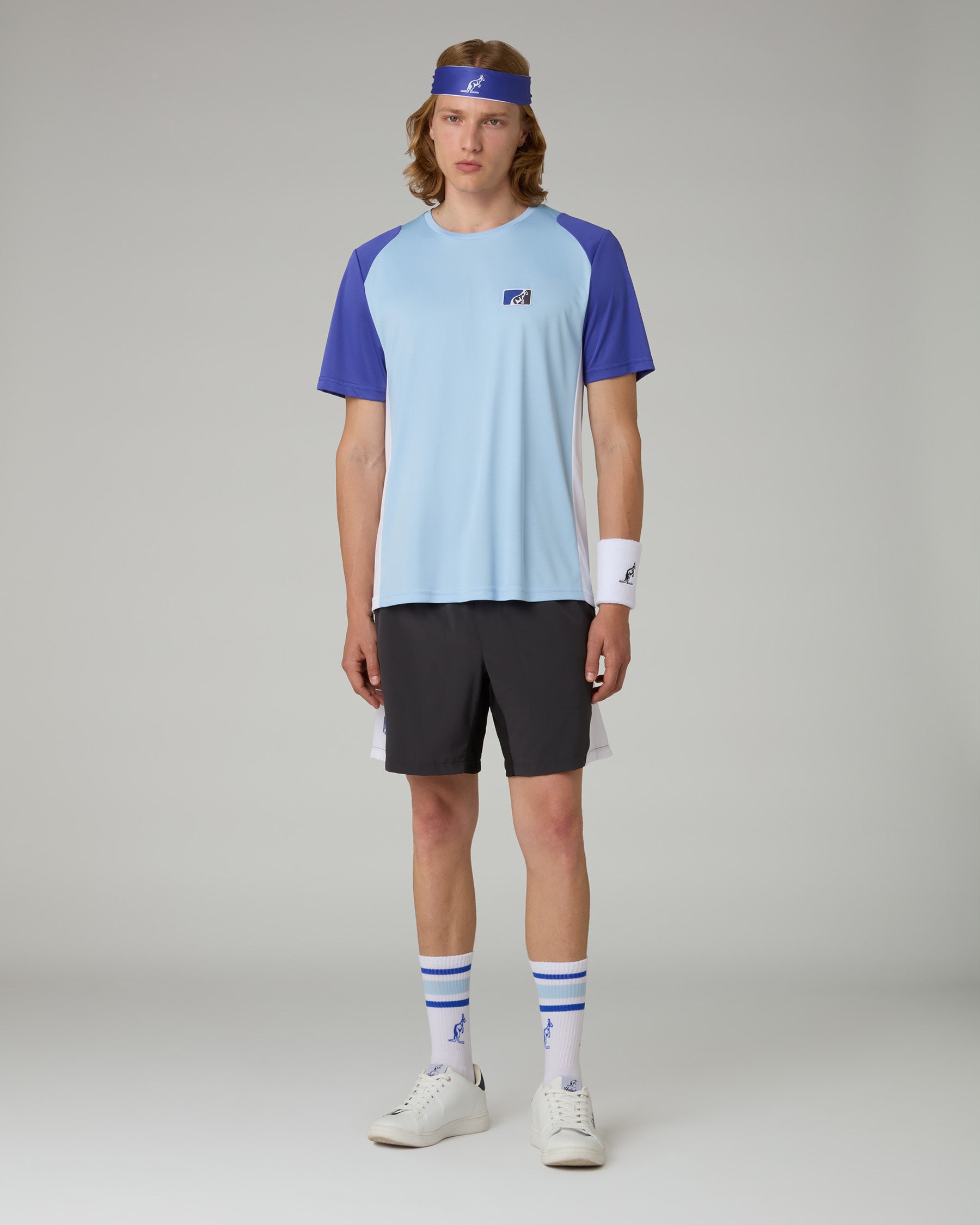 australian-stroke-short-short-tennis-grigio-titanio-lunghezza-45-cm image 2