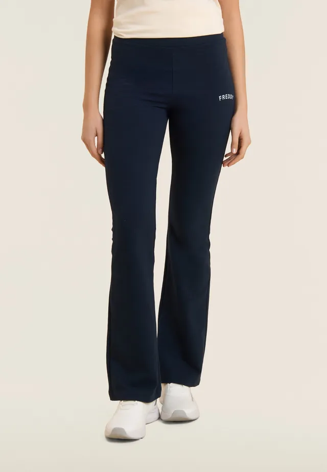 freddy-pantaloni-slim-a-zampa-con-logo-freddy-glitter image 1