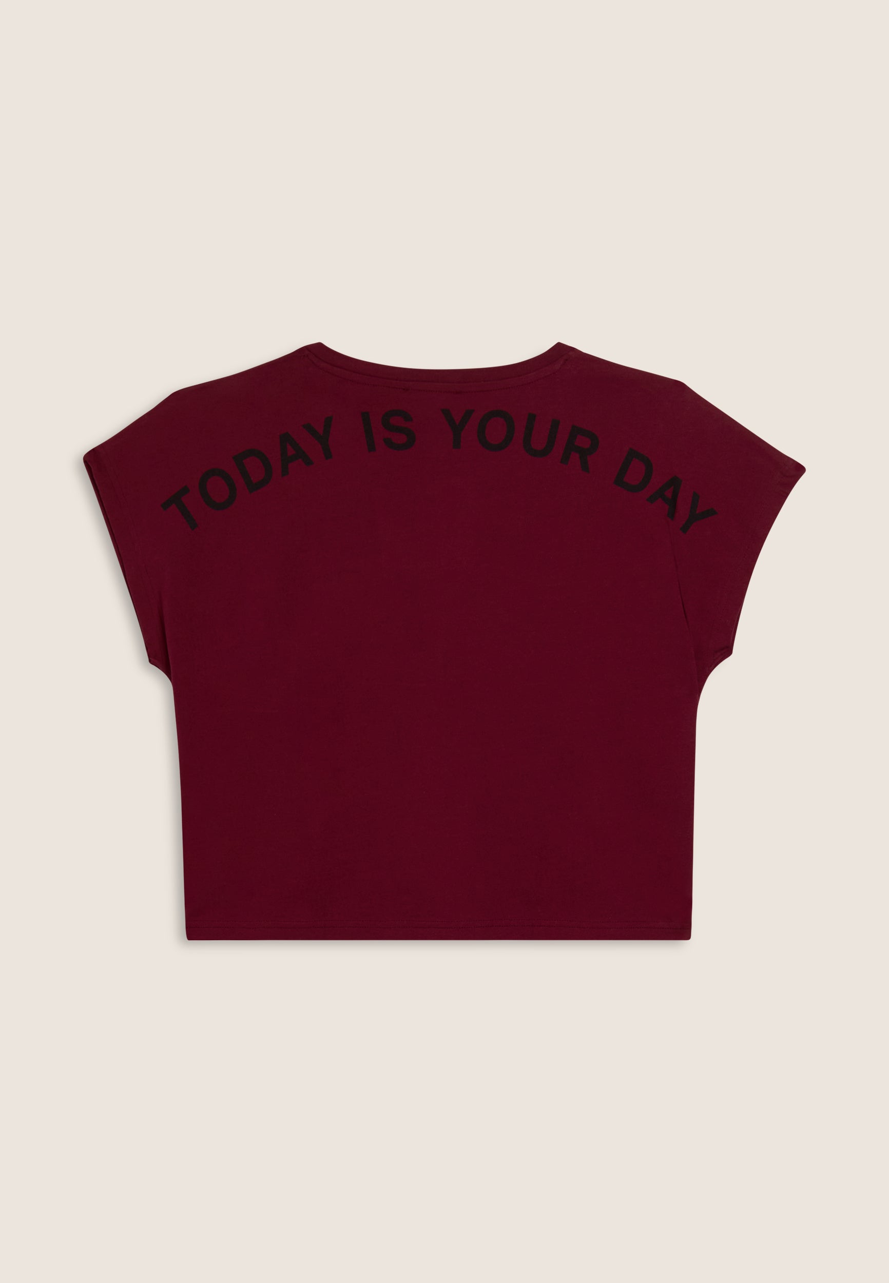 freddy-t-shirt-donna-comfort-con-stampa-today-is-your-day-maniche-ad-aletta image 6