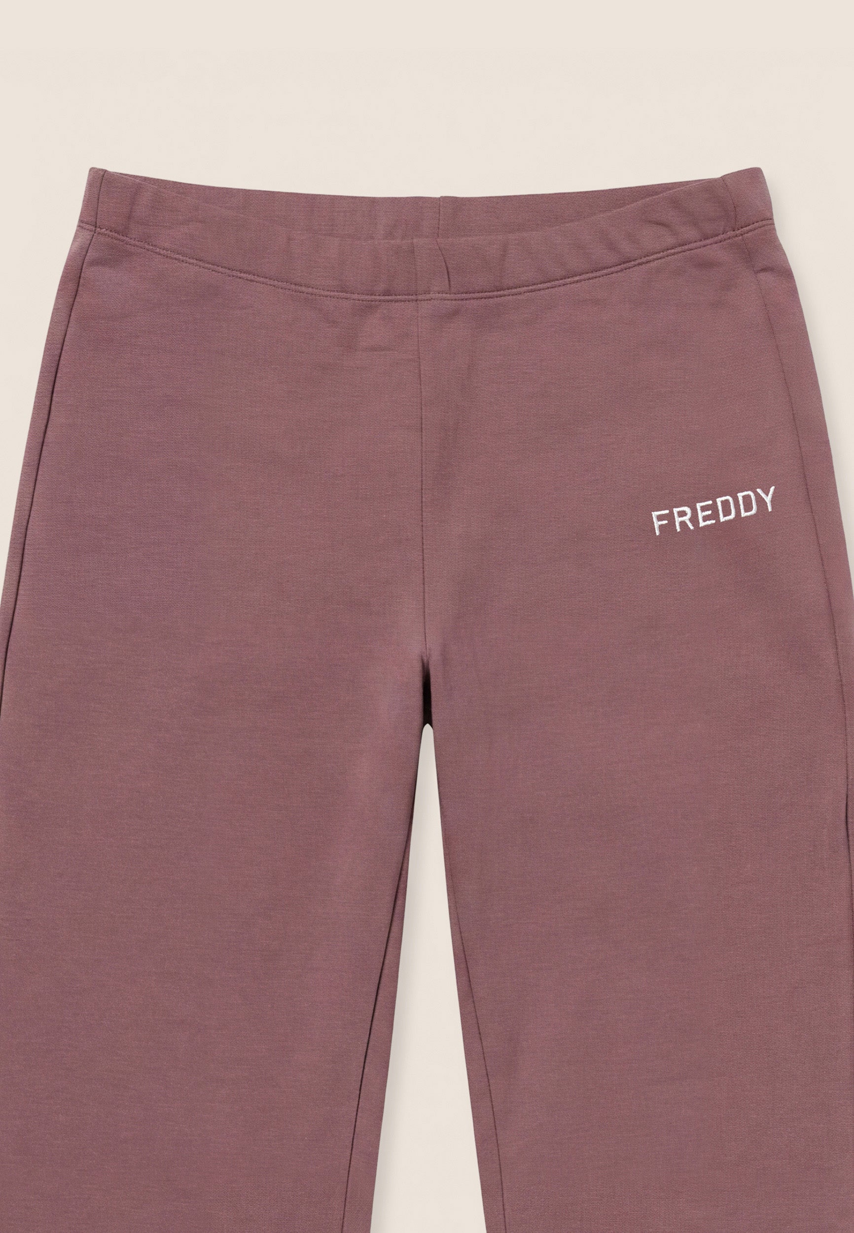 freddy-pantaloni-sportivi-donna-slim-flare-in-felpa-garzata image 3