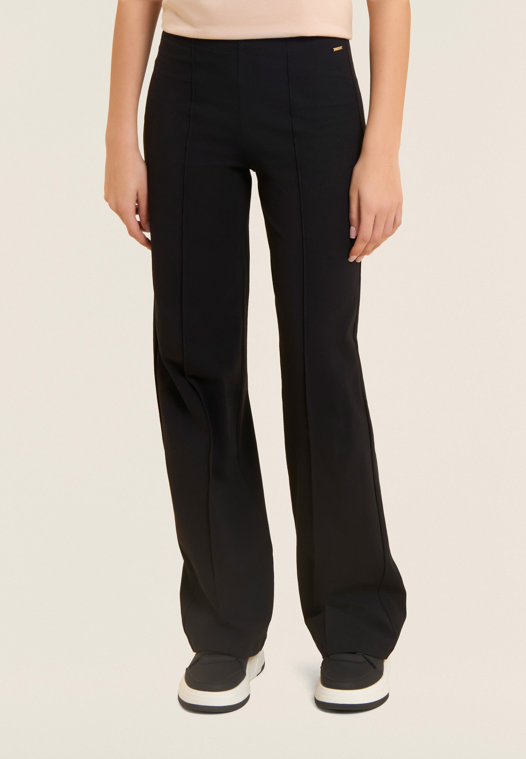 freddy-wr-up-pantaloni-slim-gamba-ampia-con-piping-jersey-cotone image 1