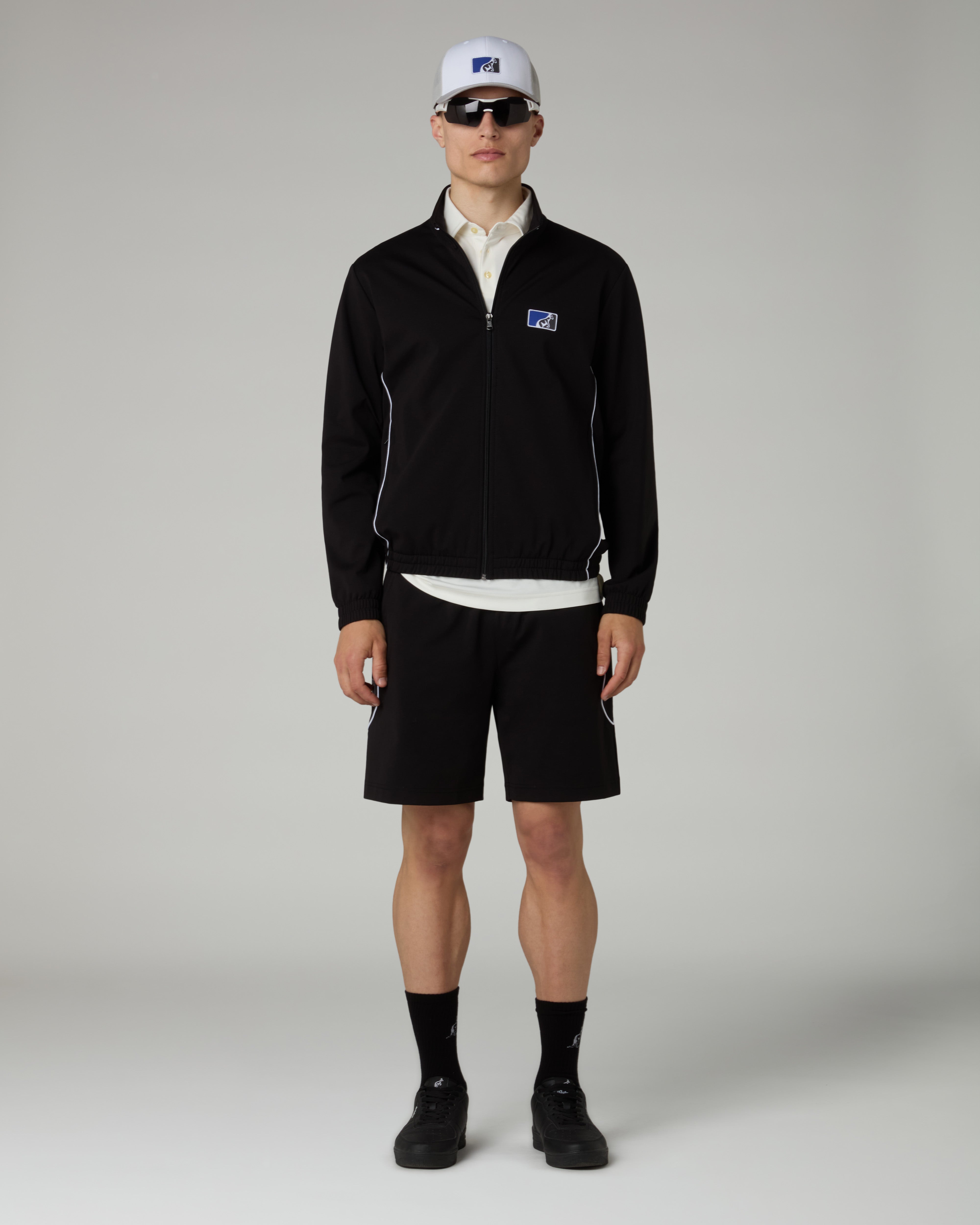 australian-slate-short-short-uomo-cotone-interlock-nero-made-in-italy image 2
