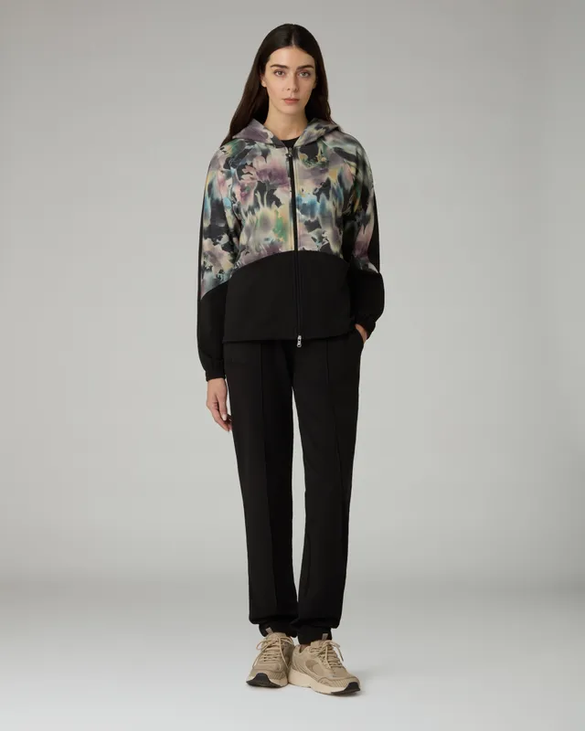 australian-dusty-fleece-tracksuit-tuta-donna-in-felpa-garzata-stampata-nera image 1