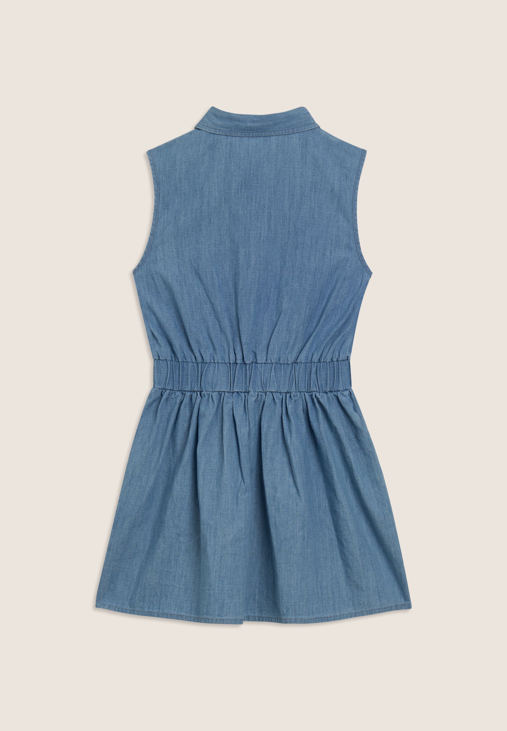 freddy-abito-smanicato-chambray-bottoni-bambina-e-ragazza image 6