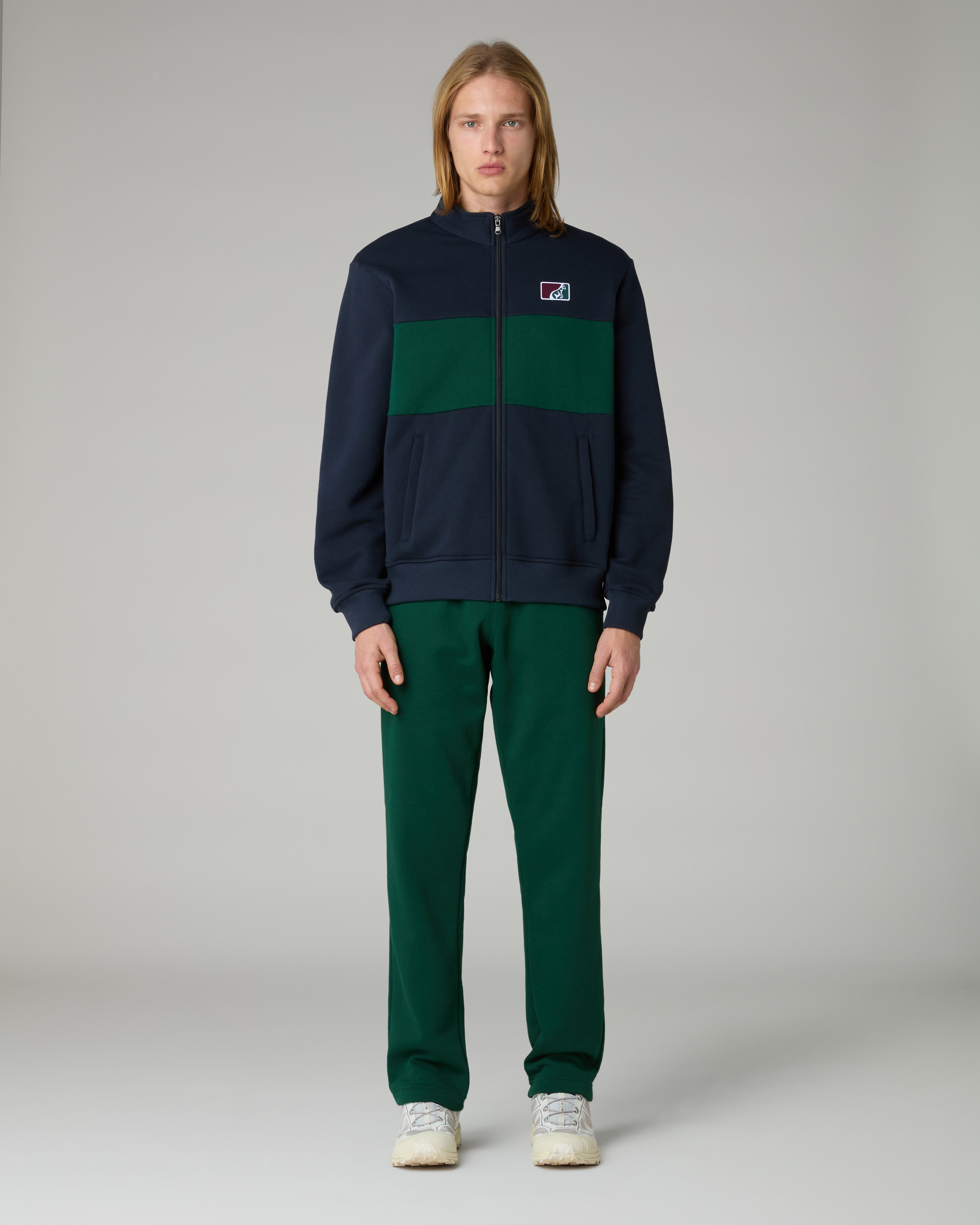 australian-posh-fleece-track-jacket-giacca-felpa-blu-navy image 2