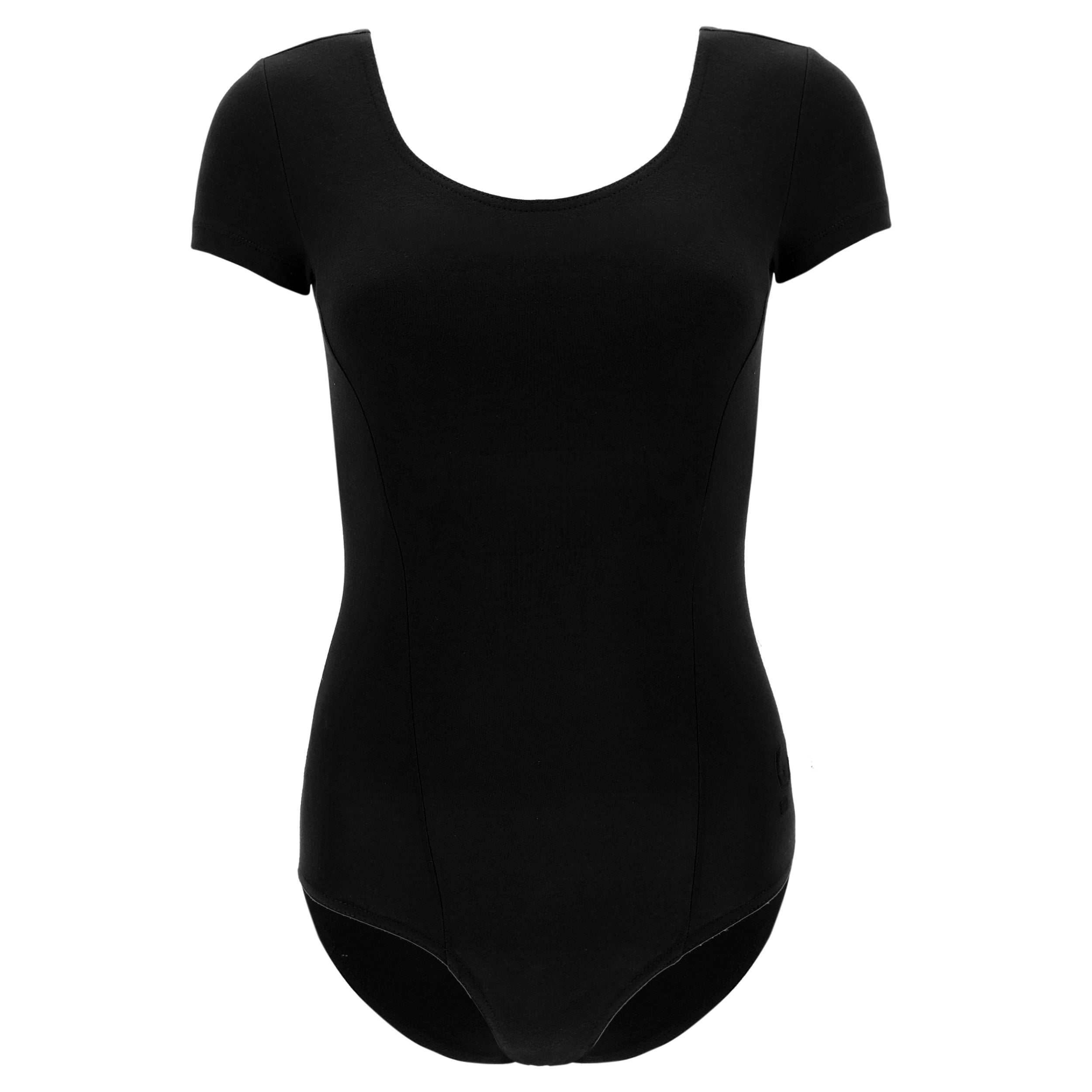 freddy-noos-body-danza-manica-corta-scollo-v-cotone-stretch image 3