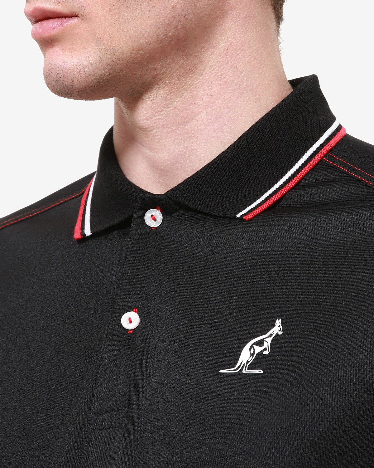 australian-tech-ace-polo-tennis-polo-uomo-tecnica-nera image 4