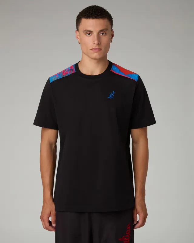 australian-randall-cotton-t-shirt-heritage-nero image 1