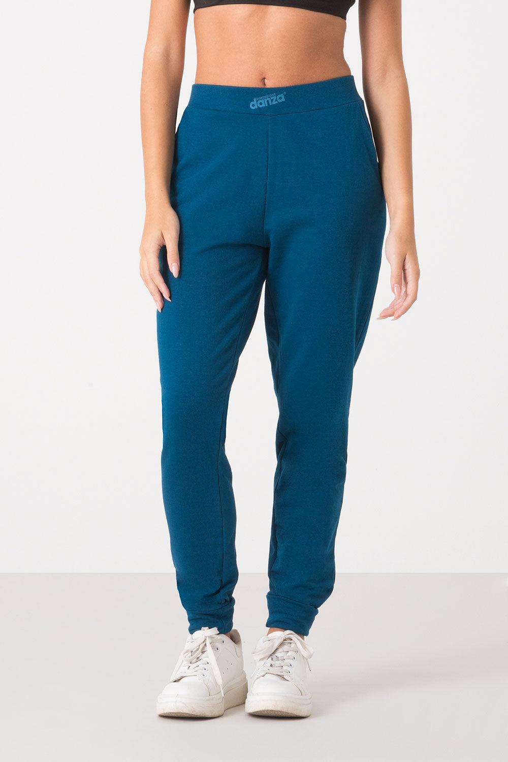 dimensione-danza-pantalone-jersey-stretch-con-tasche-e-polsino image 6