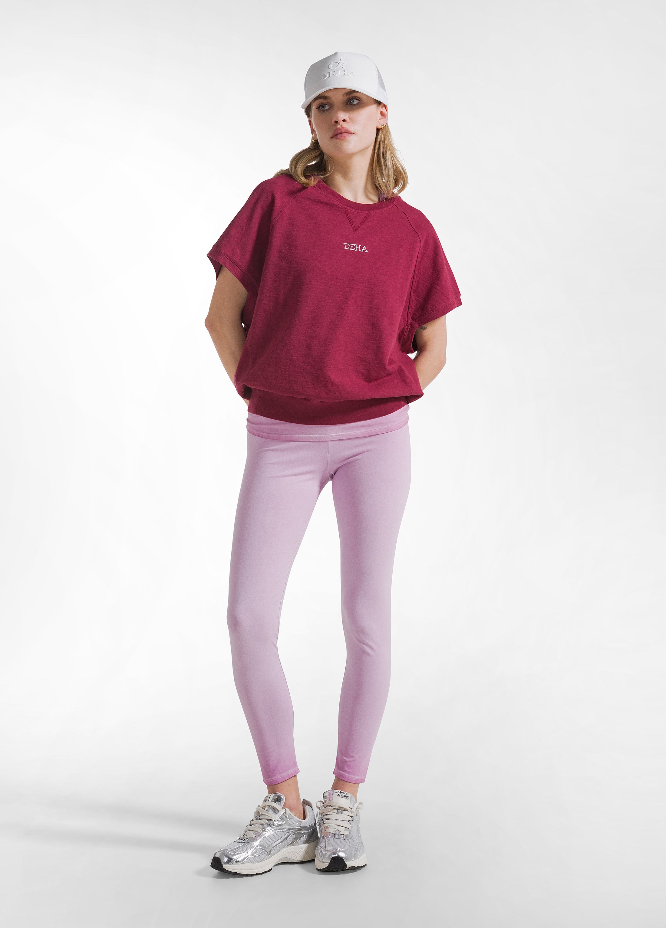 deha-gilet-leisure-in-cotone-fiammato-rosso image 4