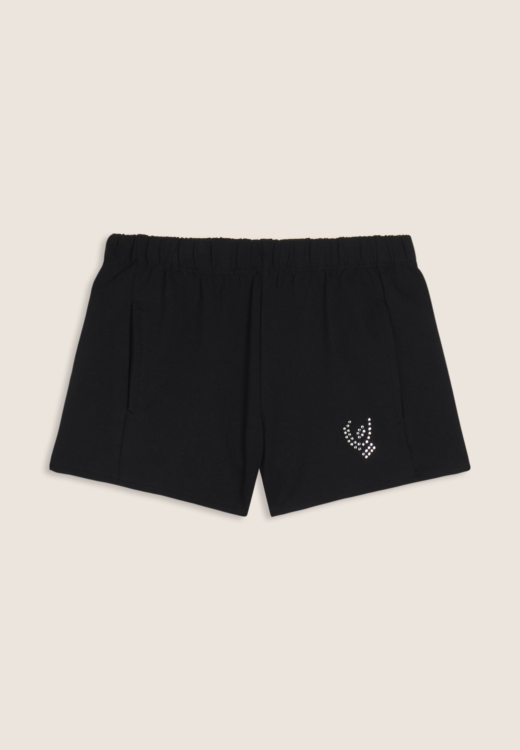 freddy-shorts-bambina-ragazza-french-terry-logo-strass image 1