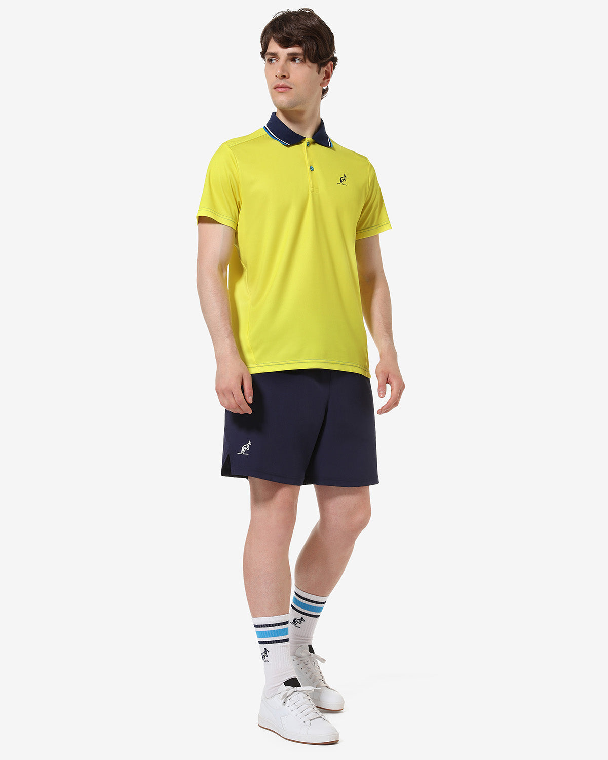 australian-tech-ace-polo-shirt-tennis-polo-giallo-vivo image 2