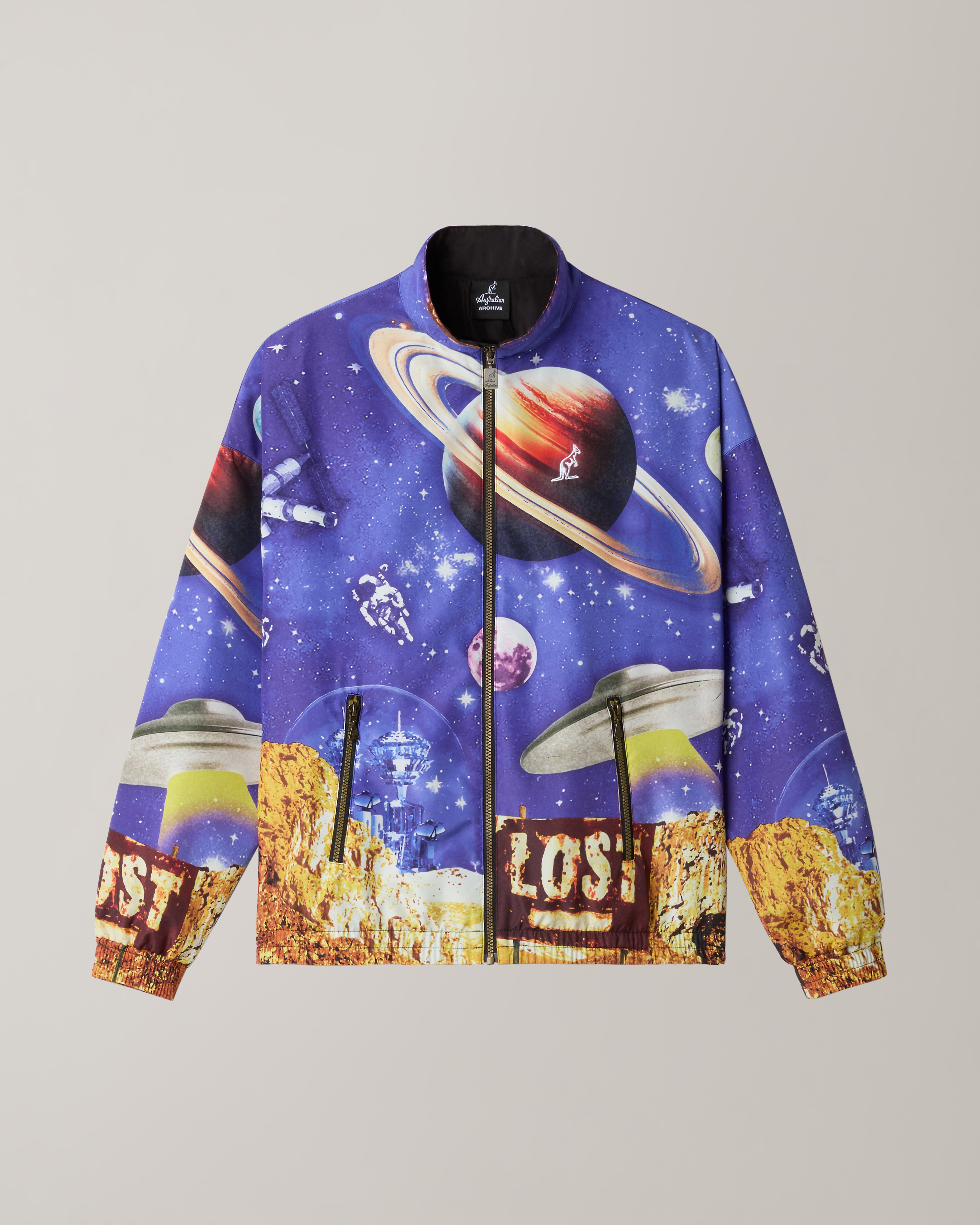 australian-lost-track-jacket-giacca-heritage-nera-in-tessuto-smash-superleggero image 6