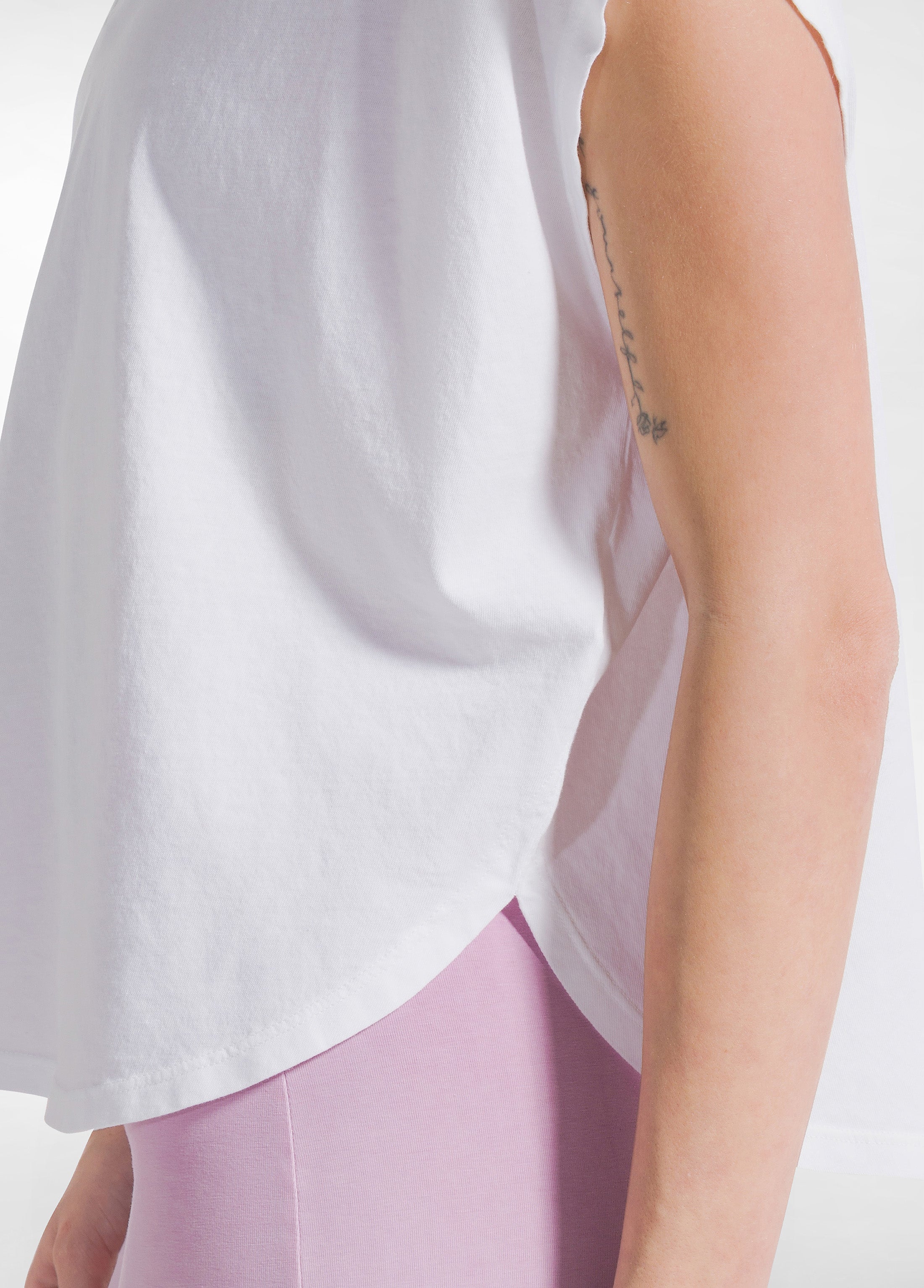 deha-t-shirt-loose-fit-in-jersey-organico-bianco image 4
