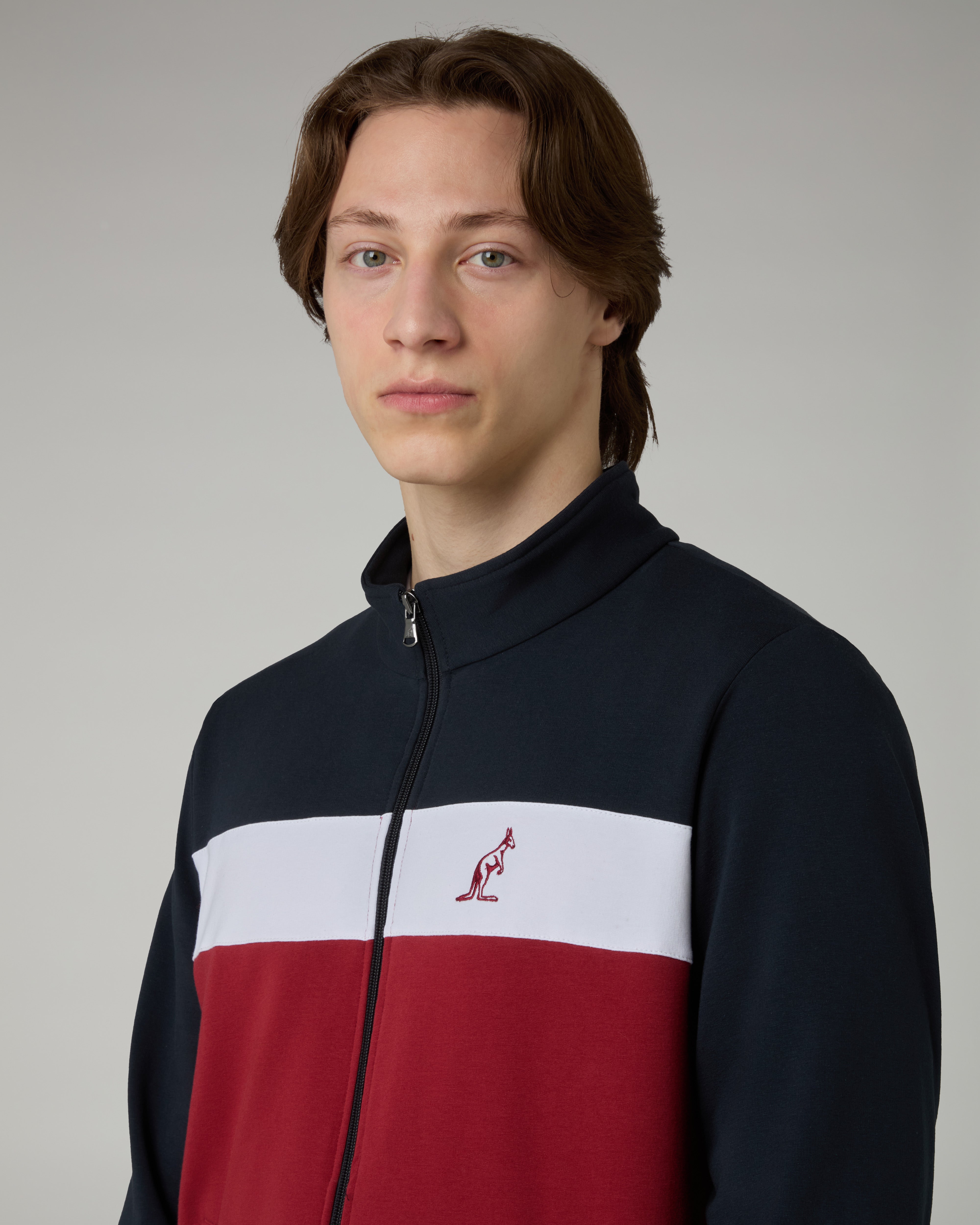 australian-heritage-tracksuit-tuta-in-felpa-bordeaux-made-in-italy image 4