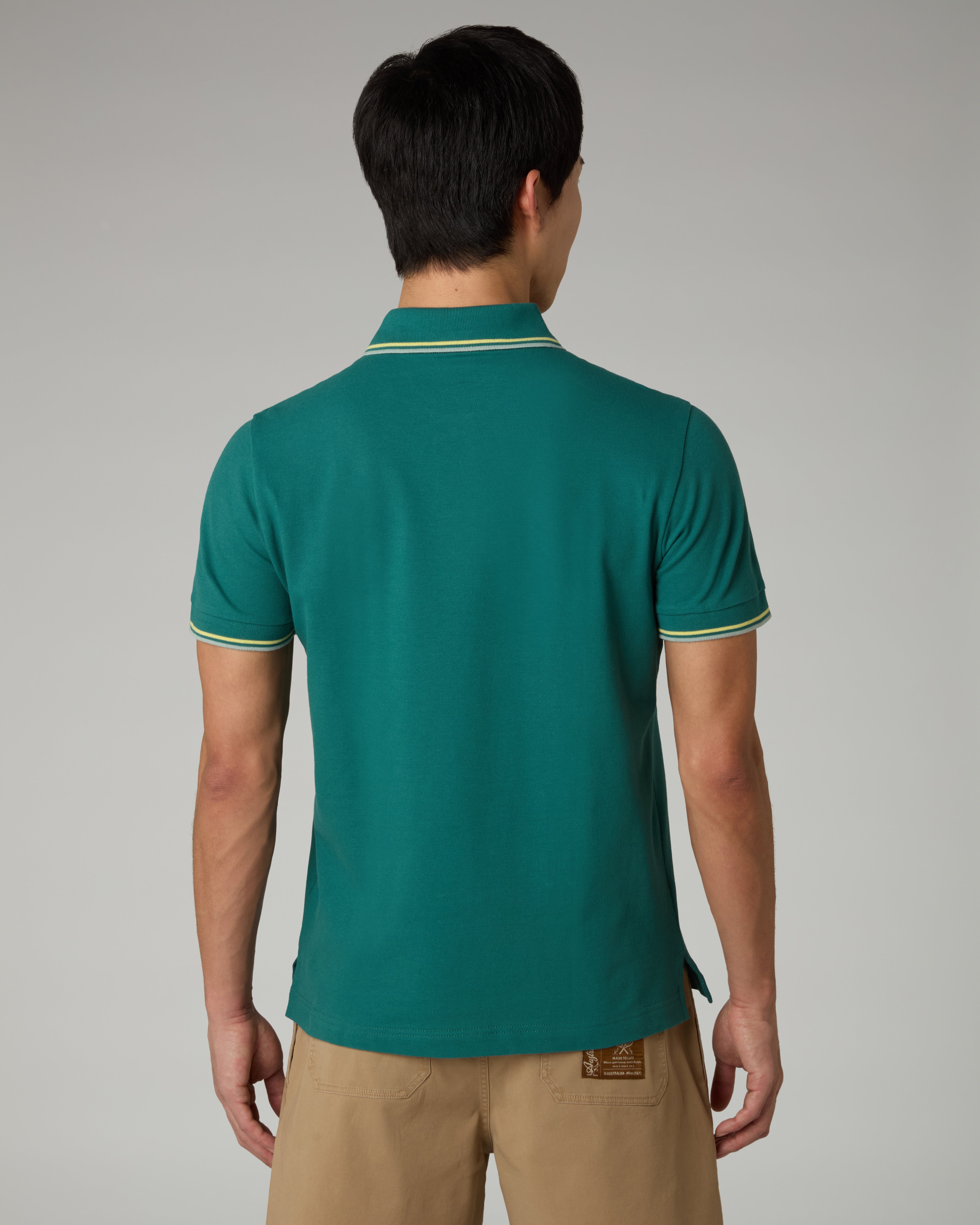 australian-stripes-polo-lsupo0004-polo-sportswear-piquet-giungla-slim-fit image 3