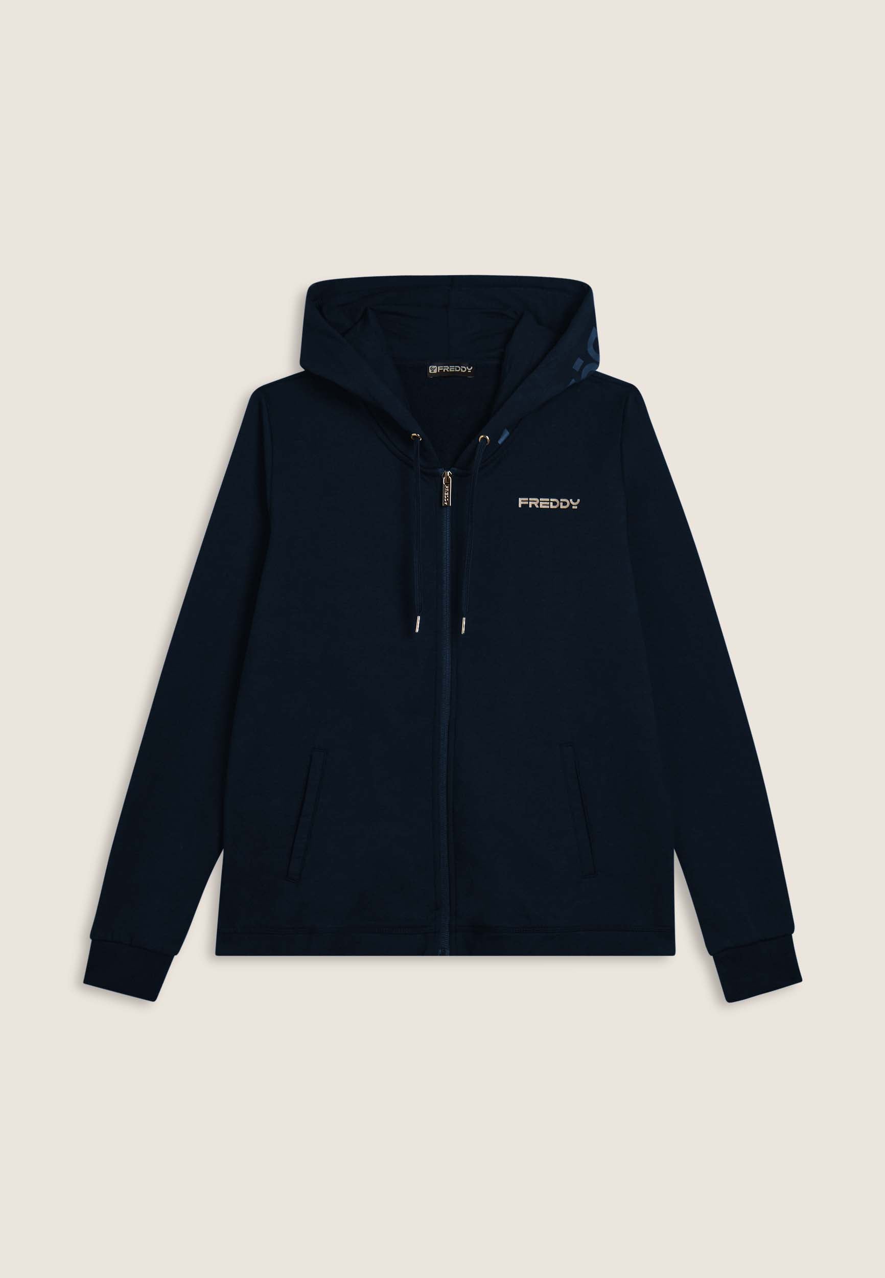 freddy-felpa-donna-con-cappuccio-zip-e-fondo-arrotondato image 7