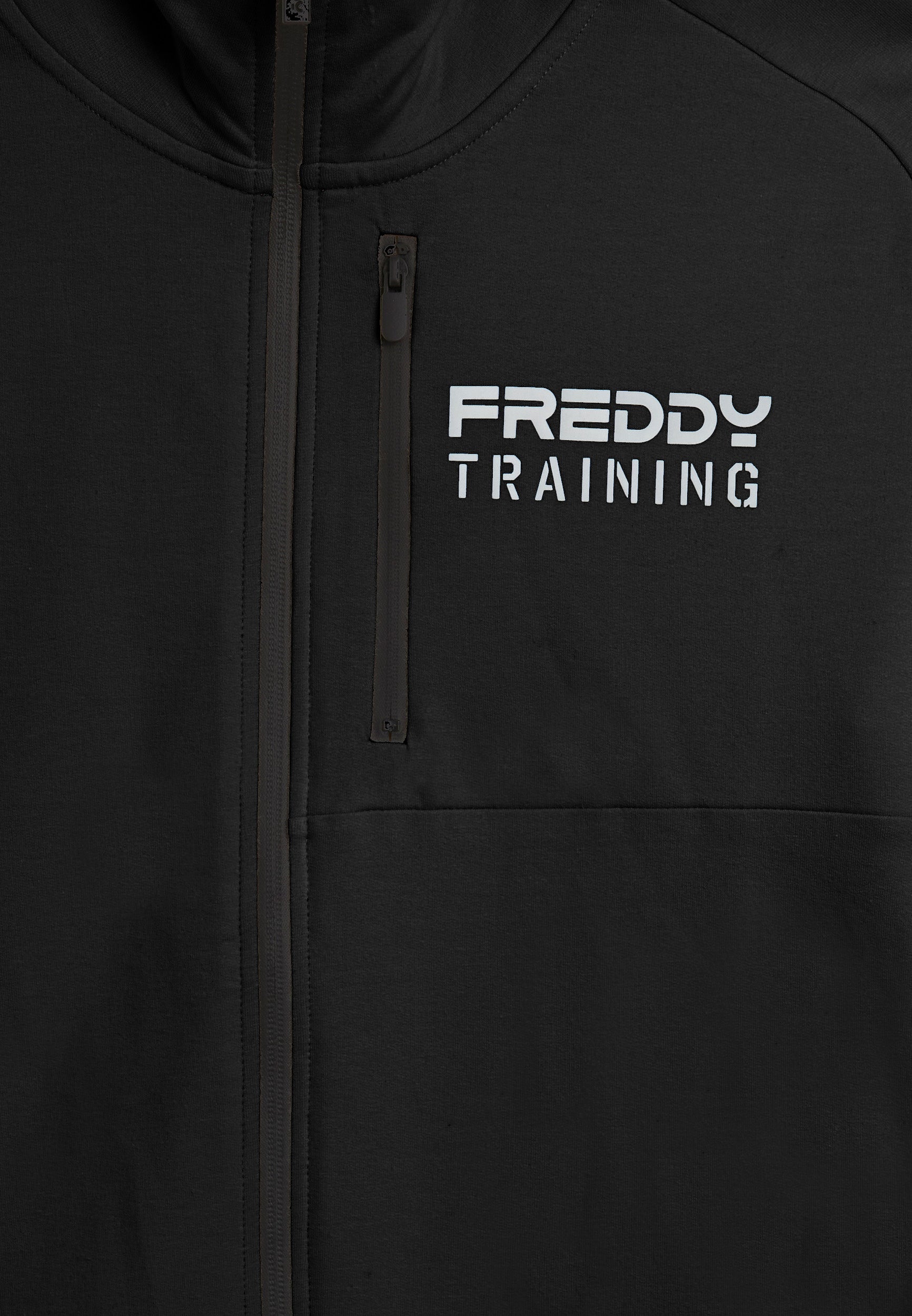 freddy-felpa-full-zip-con-taschino-collo-alto-e-cuciture-sportive image 4