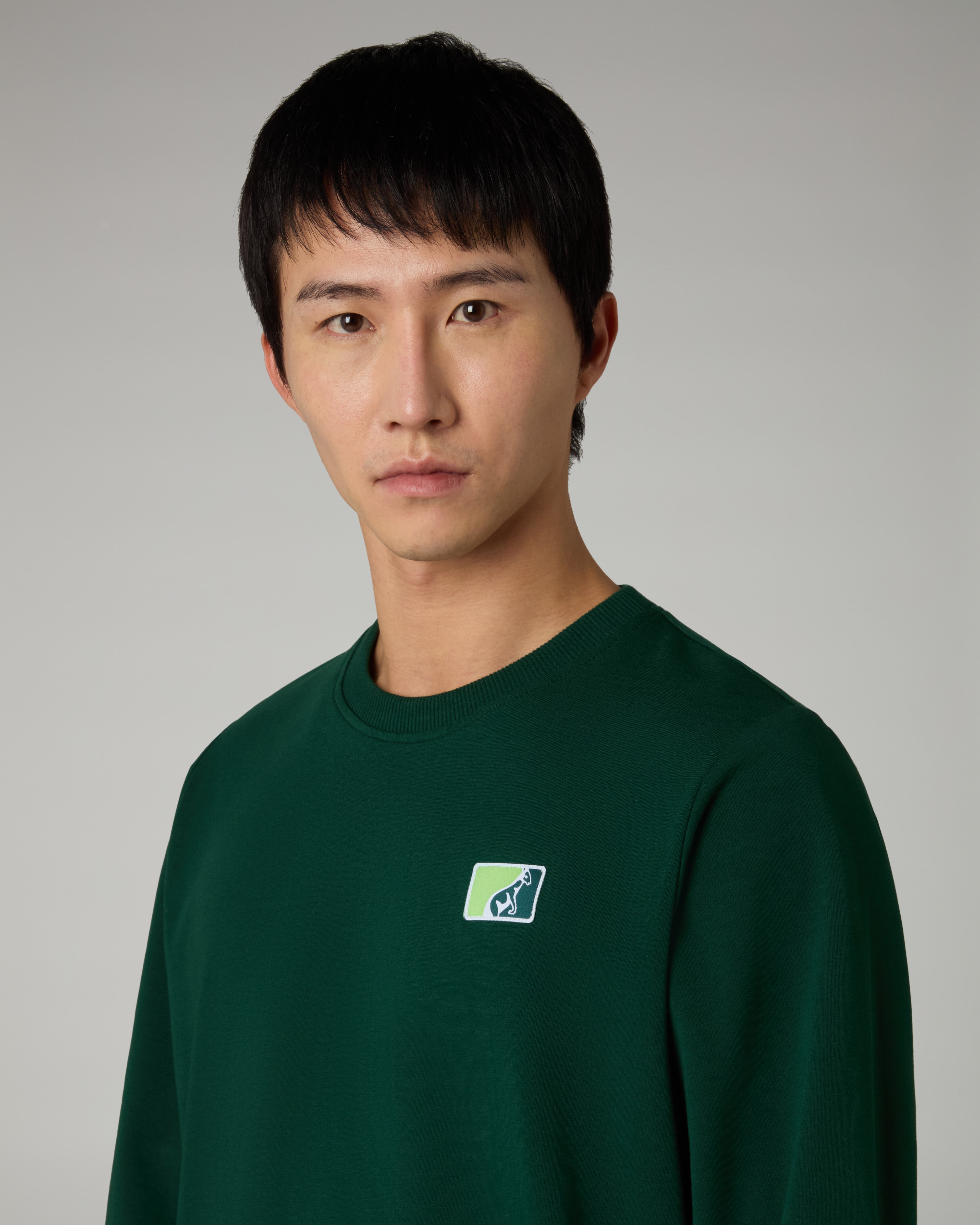 australian-easy-crewneck-felpa-girocollo-league-patch-uomo image 4