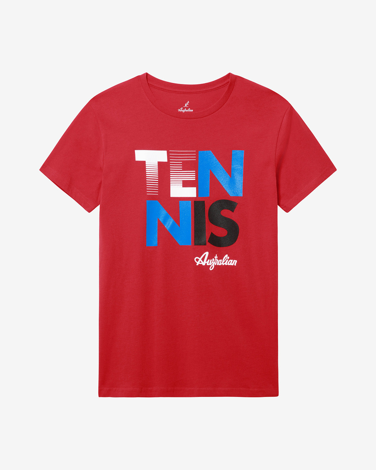 australian-tennis-t-shirt-court-rosso-vivo image 4
