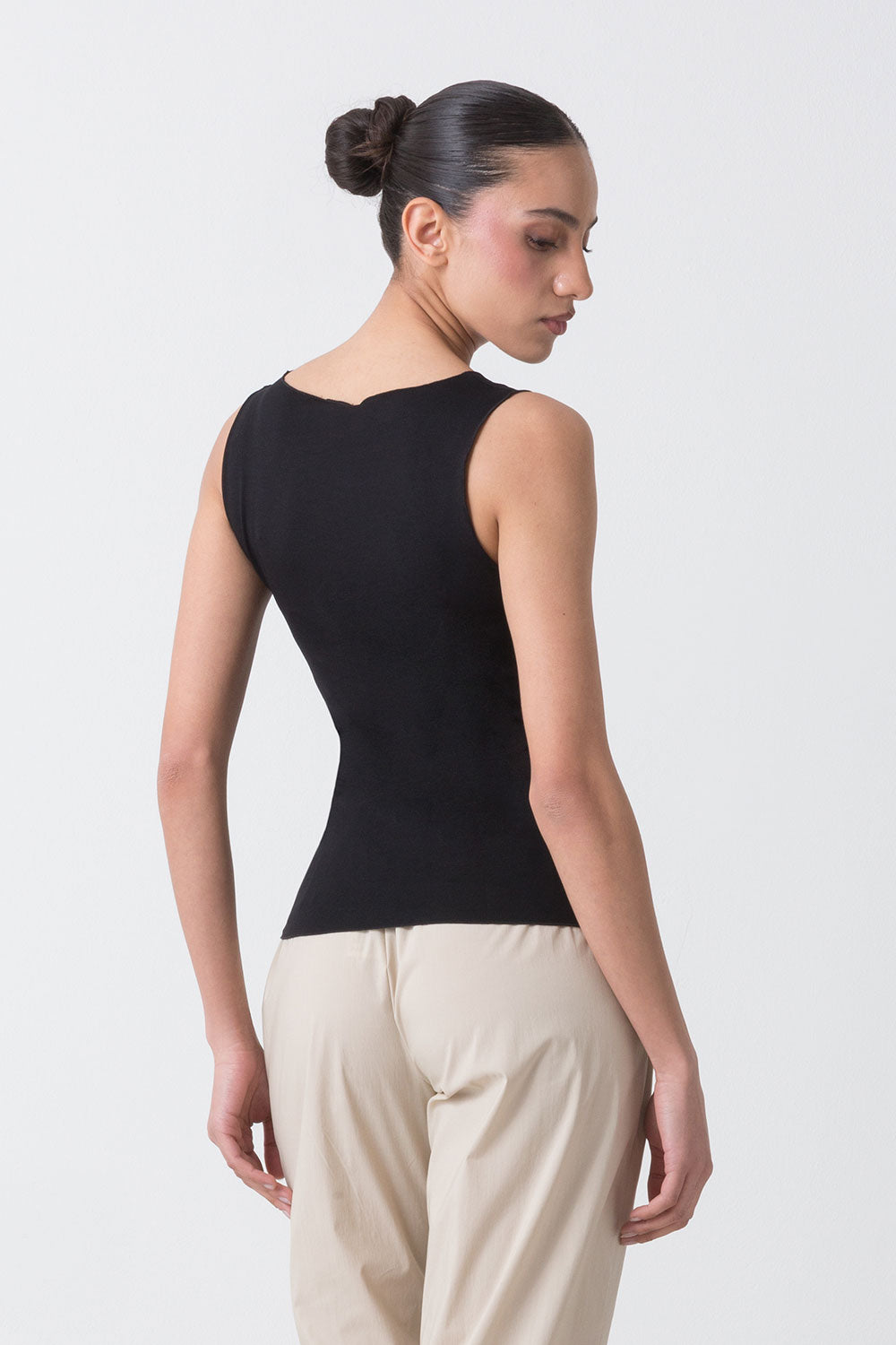 dimensione-danza-basic-canotta-in-jersey-elasticizzato-canotta-donna-aderente image 3