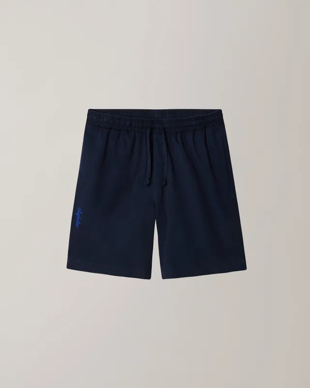 australian-doric-twill-short-short-cotone-uomo-eclipse-blue image 1