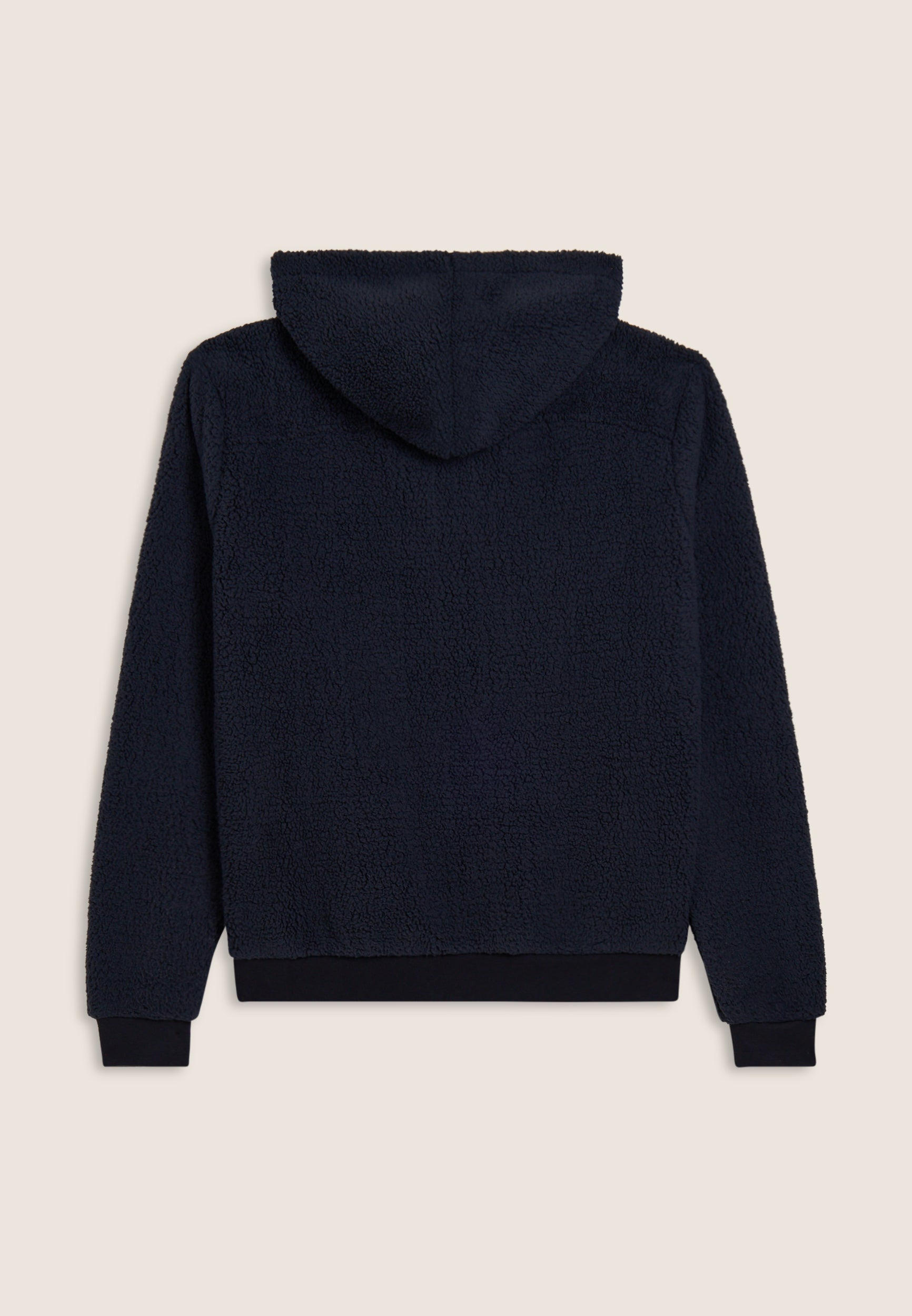 freddy-felpa-uomo-in-pile-sherpa-con-cappuccio-in-jersey image 6