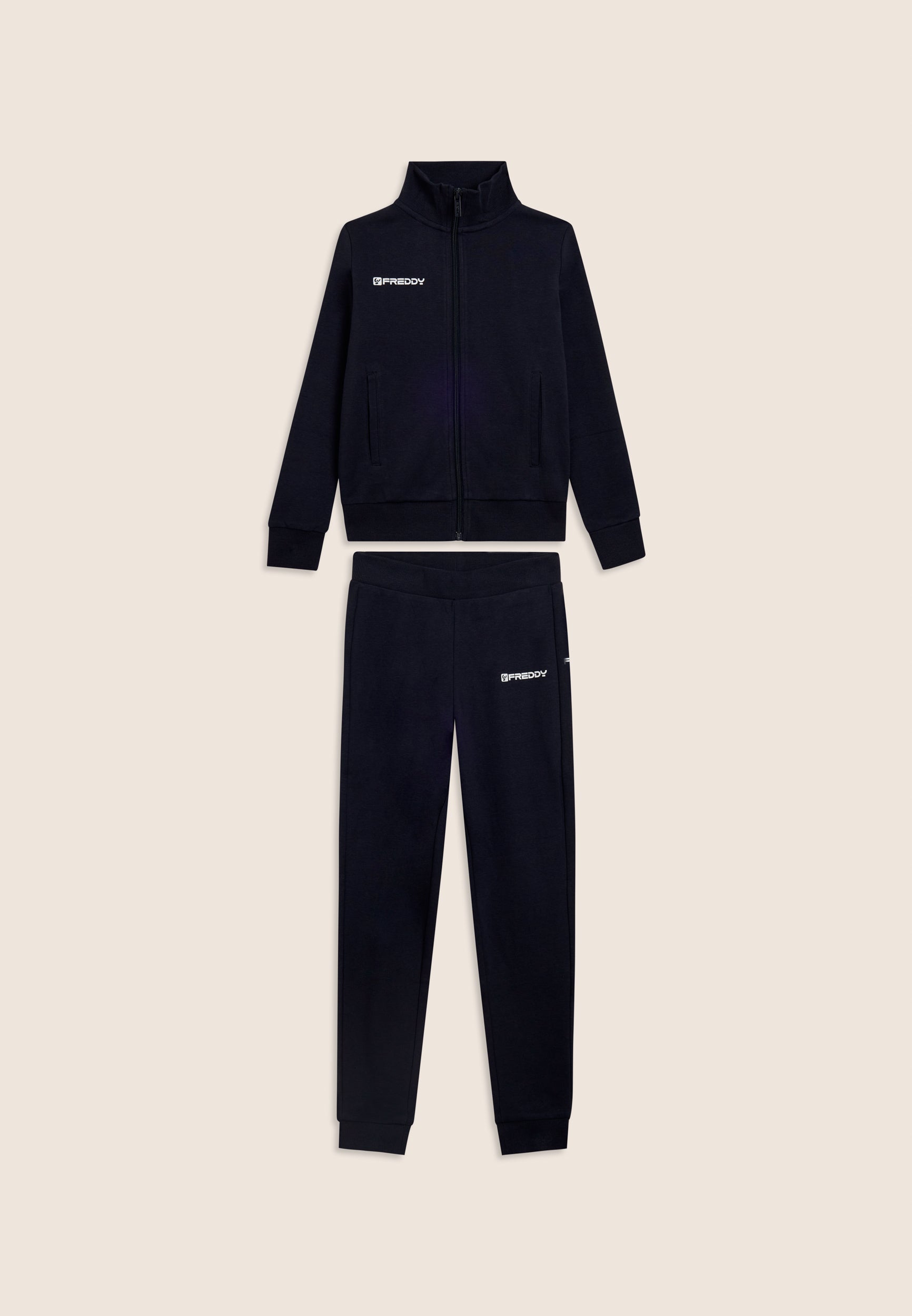 freddy-tuta-sportiva-bambina-cotone-con-zip-full-zip image 1