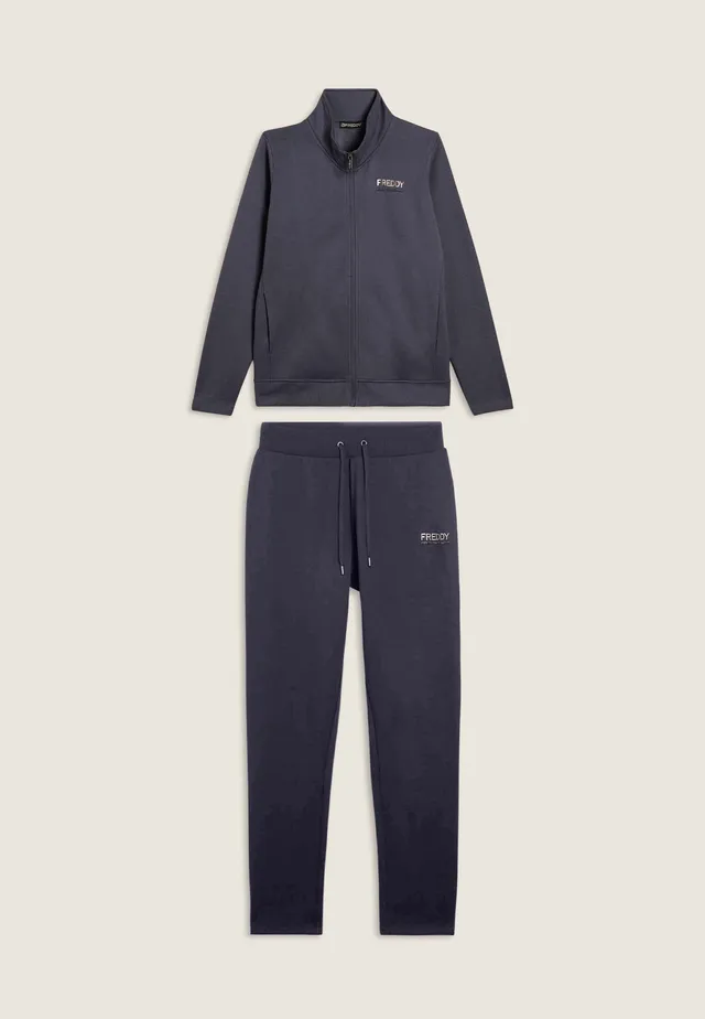 freddy-tuta-regular-fit-collo-alto-con-strass-felpa-full-zip-pantaloni image 1