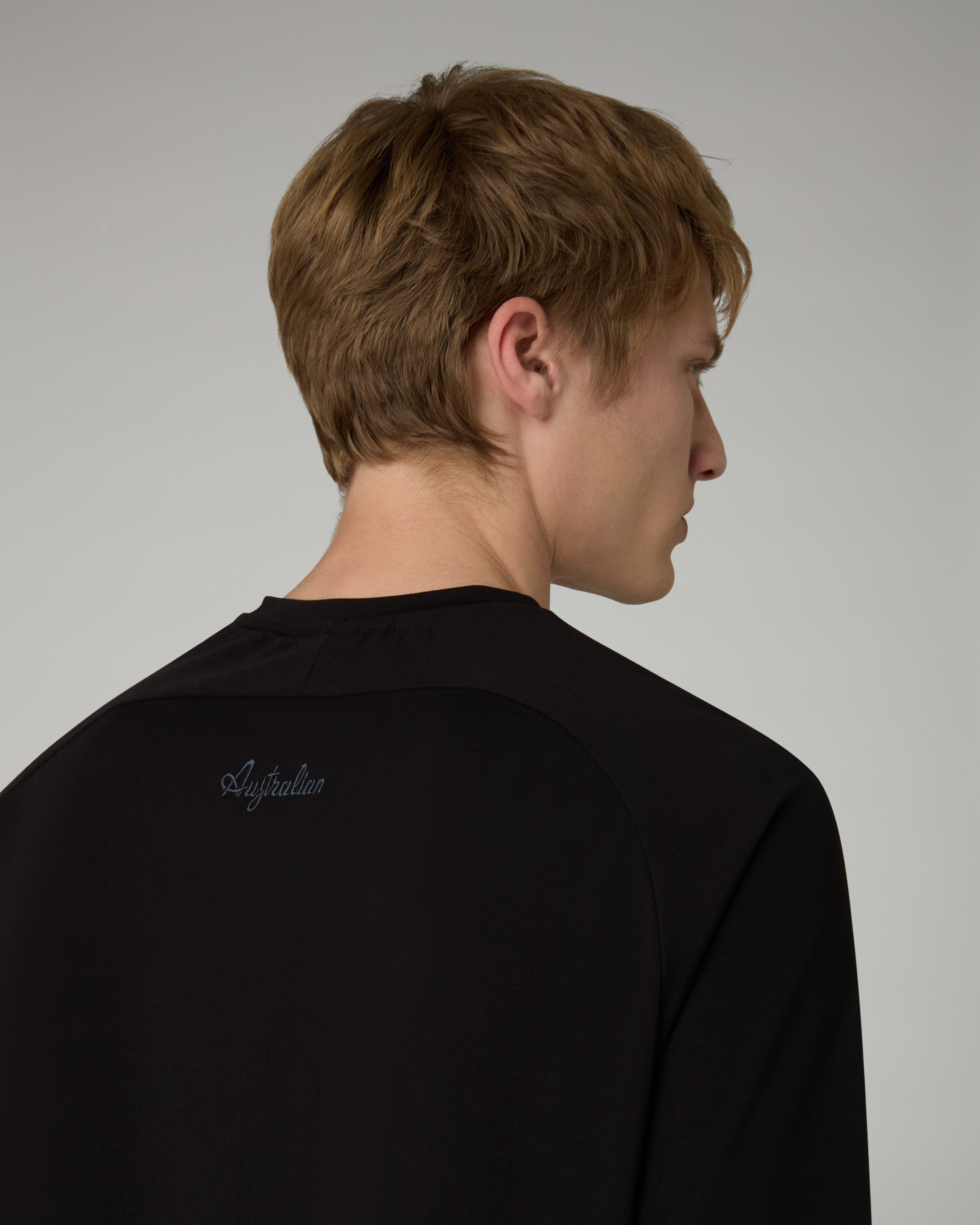 australian-poison-t-shirt-maglietta-flow-interlock-nero-made-in-italy image 5