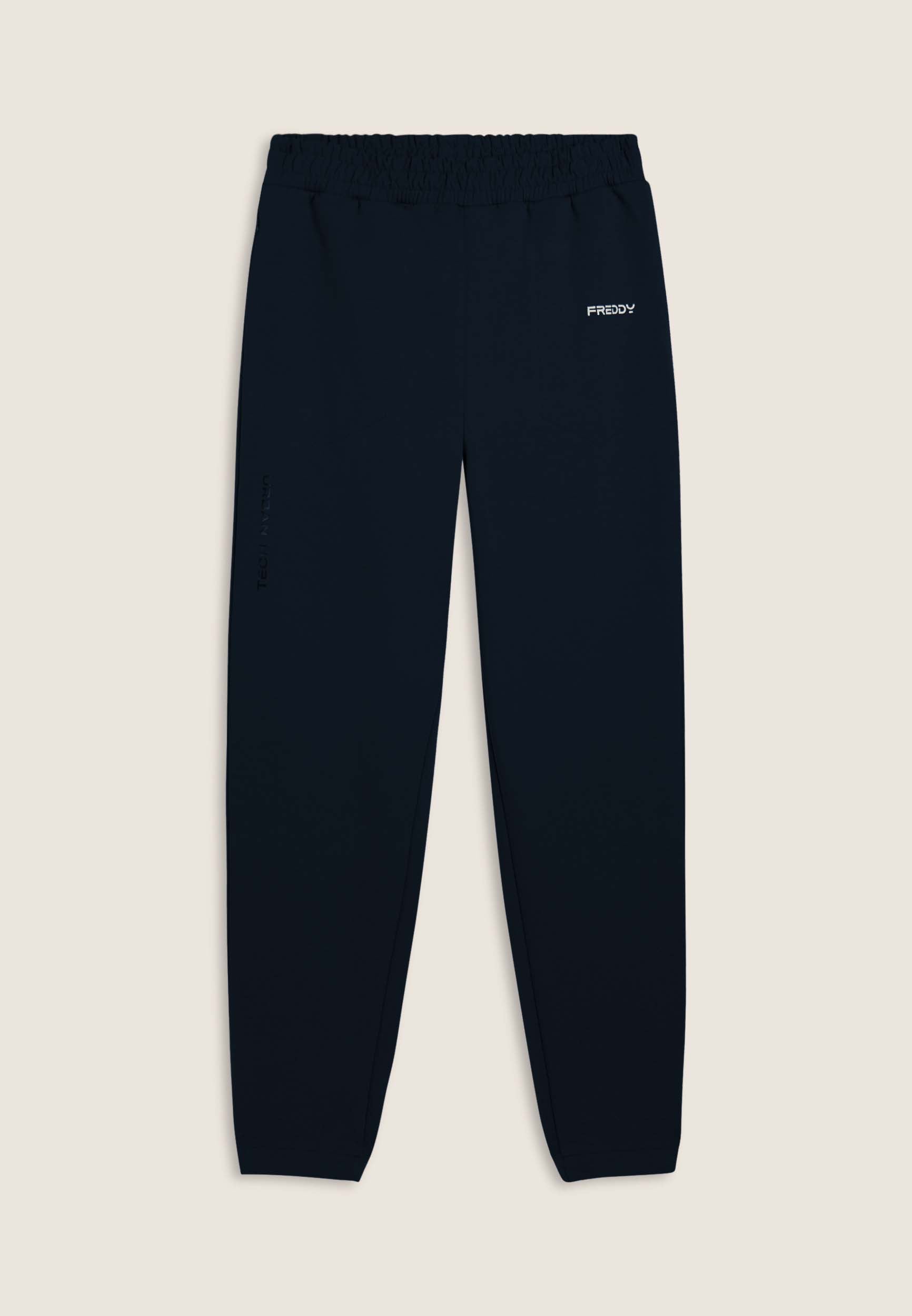 freddy-pantaloni-slim-uomo-in-interlock-con-dettagli-lucidi image 8