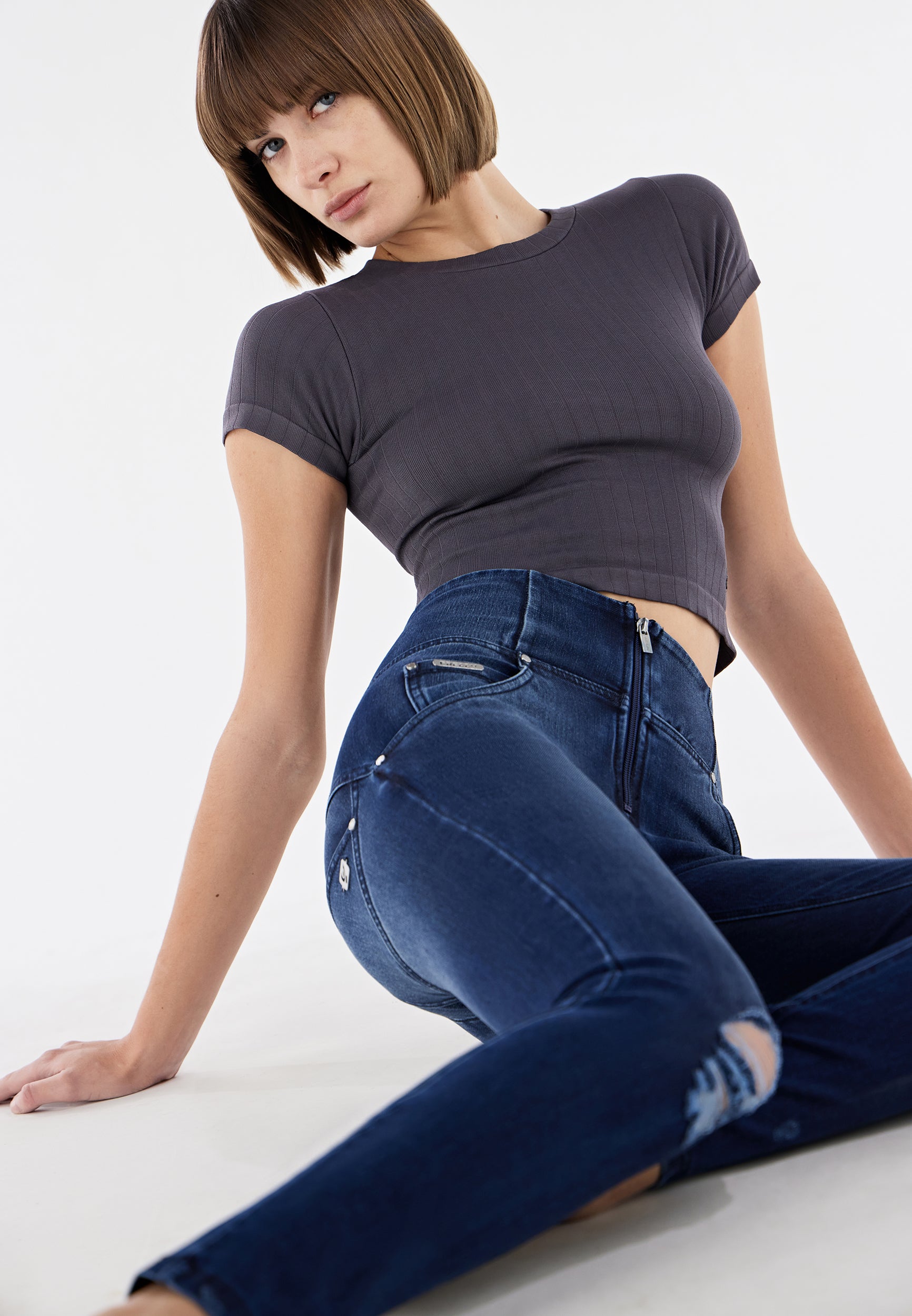 freddy-wr-up-jeans-push-up-vita-alta-in-denim-ecologico-con-strappi image 7