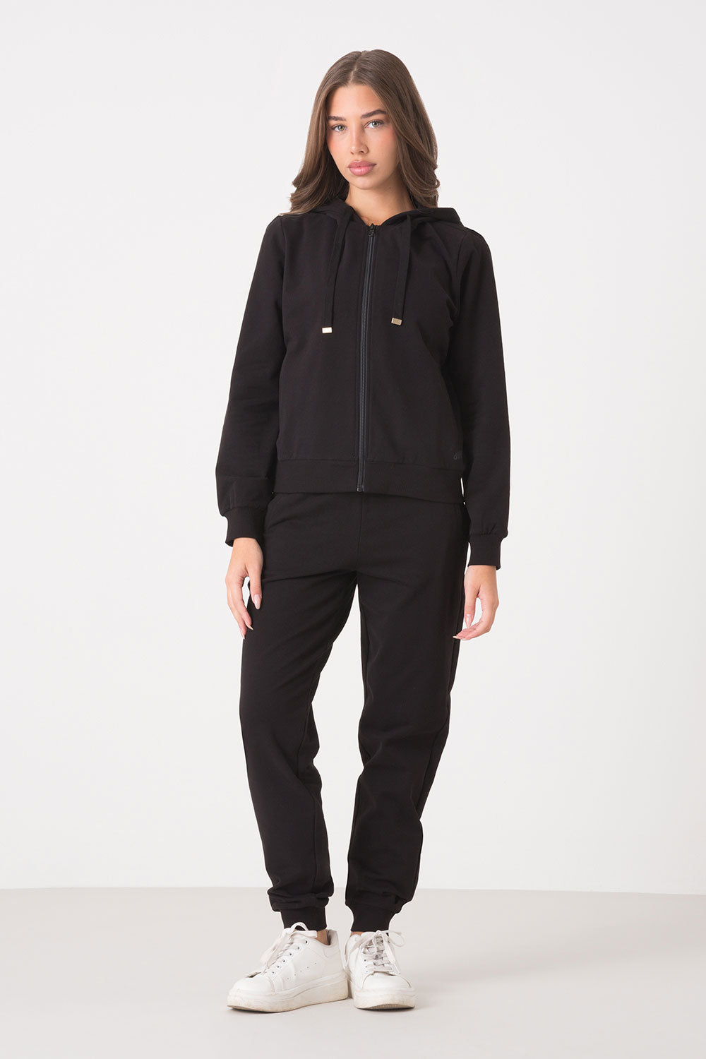 dimensione-danza-weekend-felpa-cappuccio-full-zip-con-grafica-e-paillettes image 1