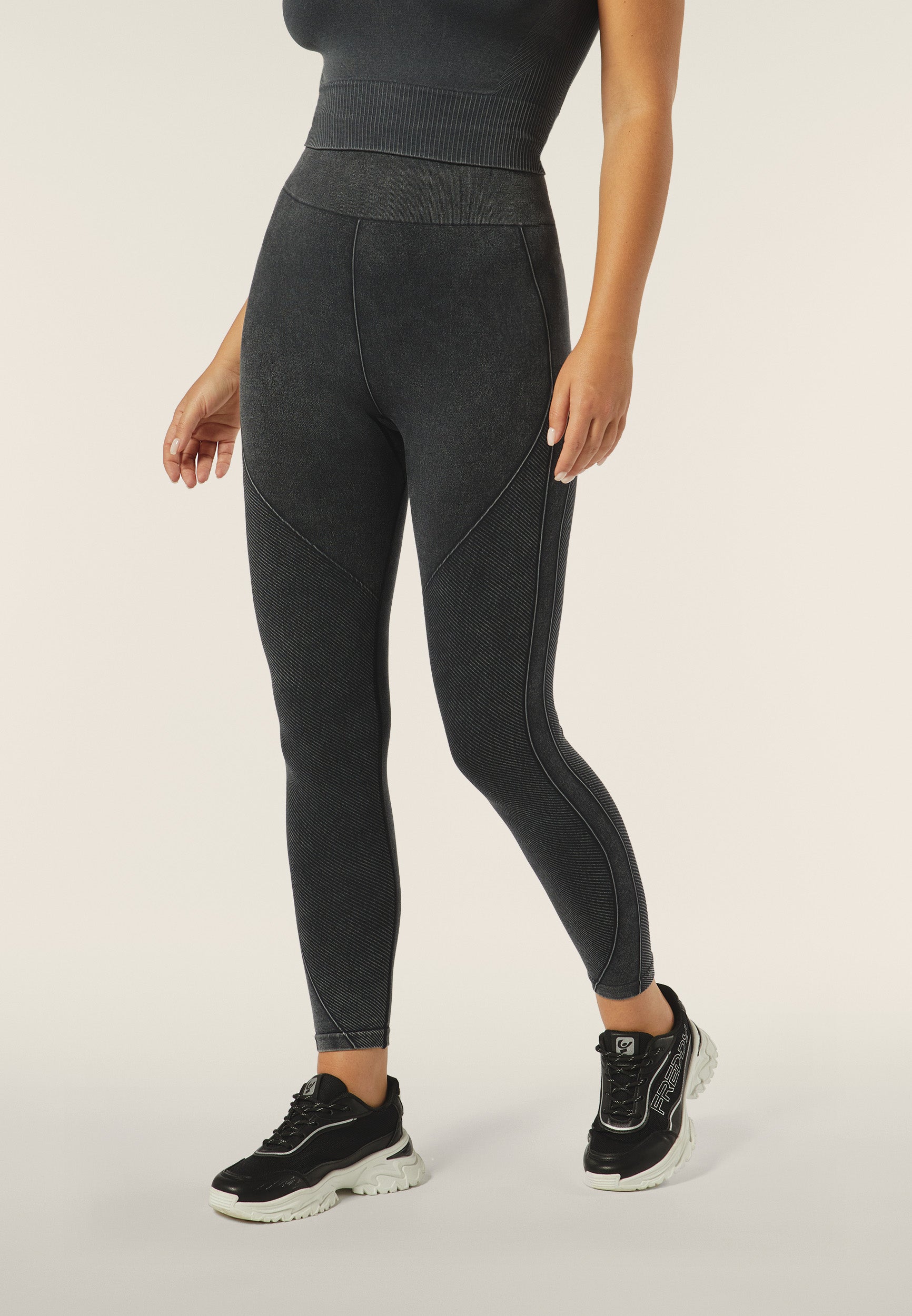freddy-leggings-seamless-effetto-denim-vita-alta-7-8 image 1