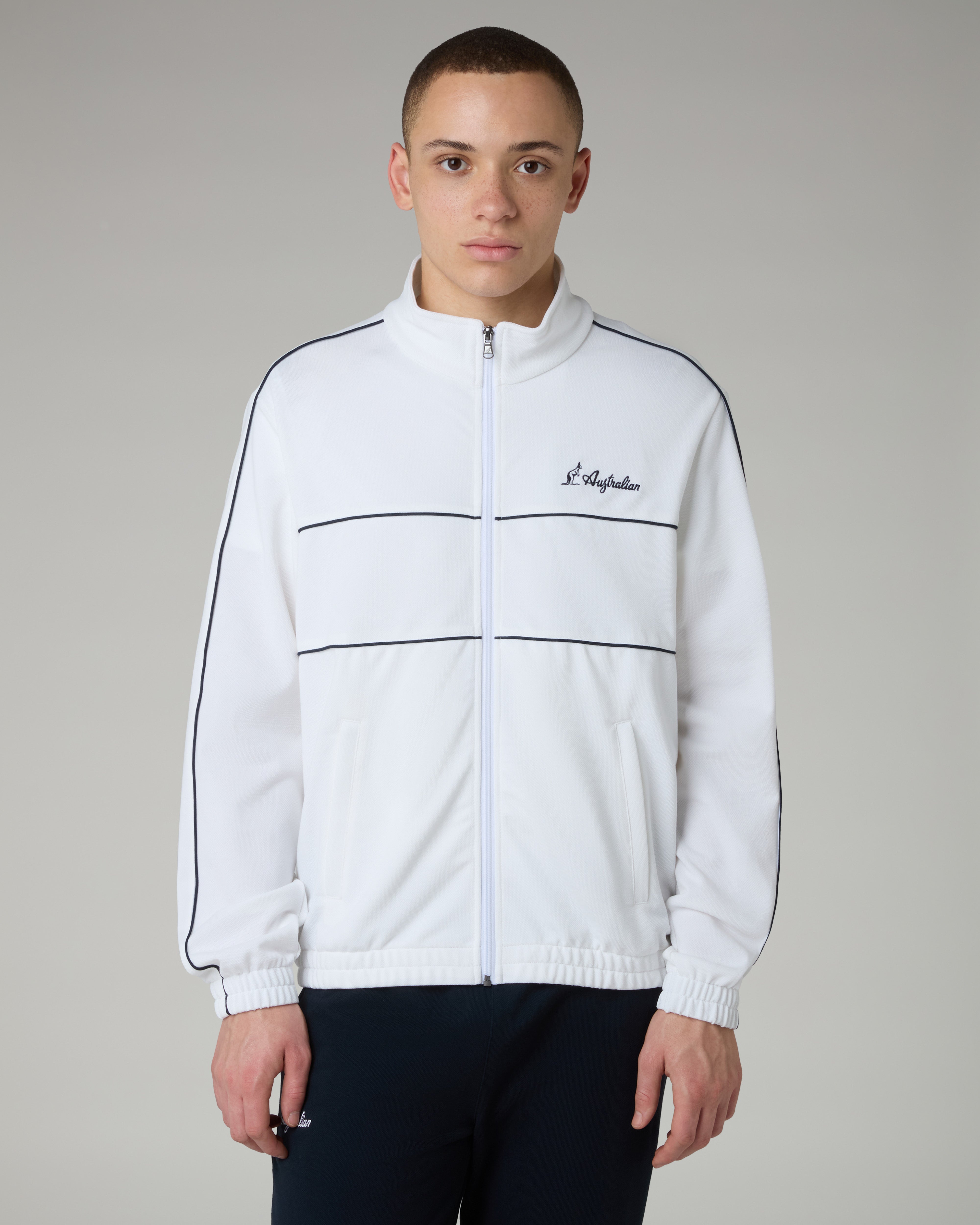 australian-mycon-piquet-tracksuit-tuta-completa-bianca image 3