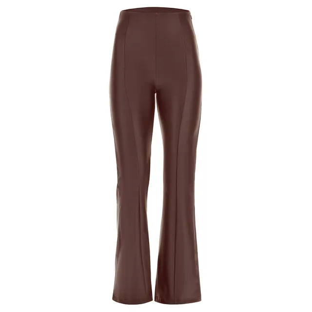 freddy-wr-up-pantaloni-similpelle-vita-alta-fondo-super-flare image 1