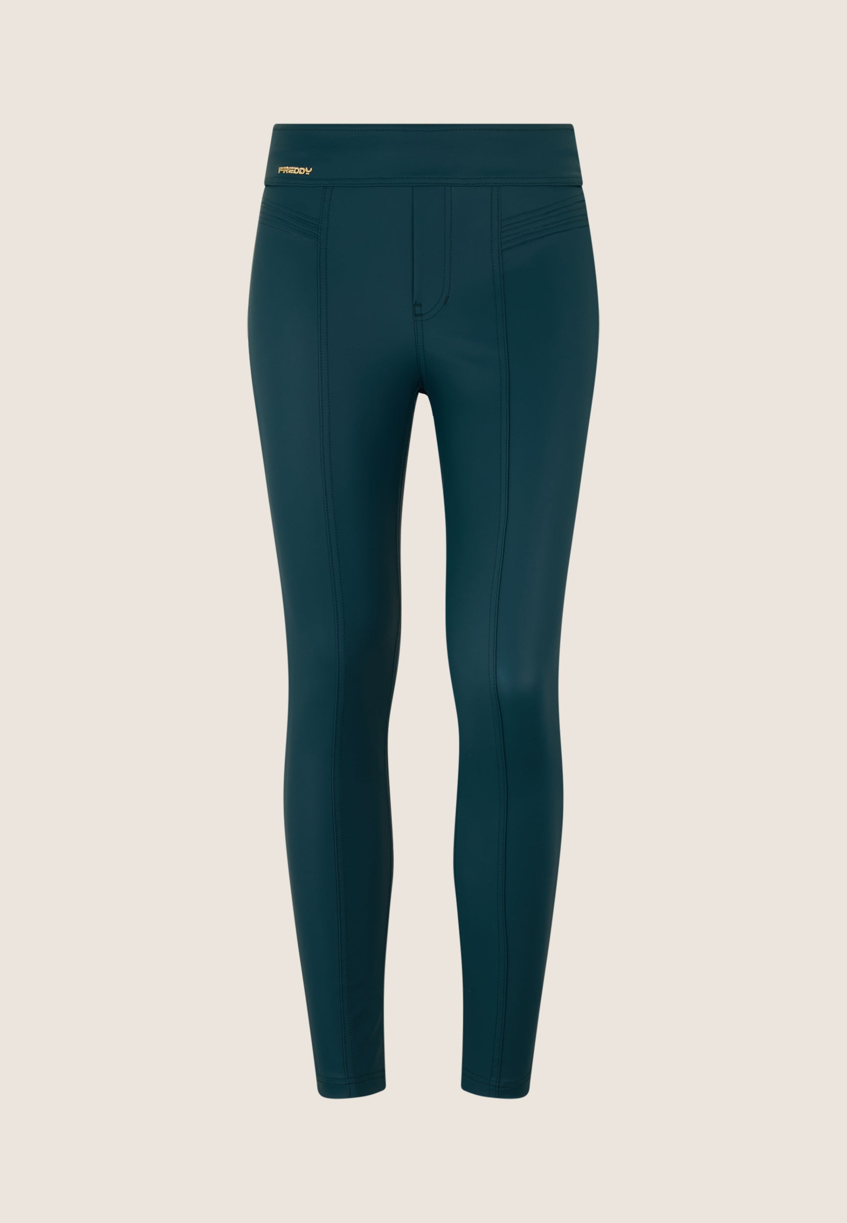 freddy-n-o-w-pantaloni-superskinny-vita-alta-in-similpelle-laminata image 6